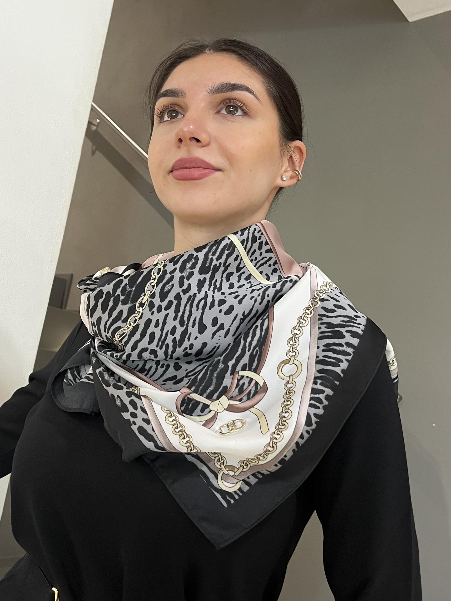 FOULARD LIU.JO ACCESSORIES 2F5084 NERO
