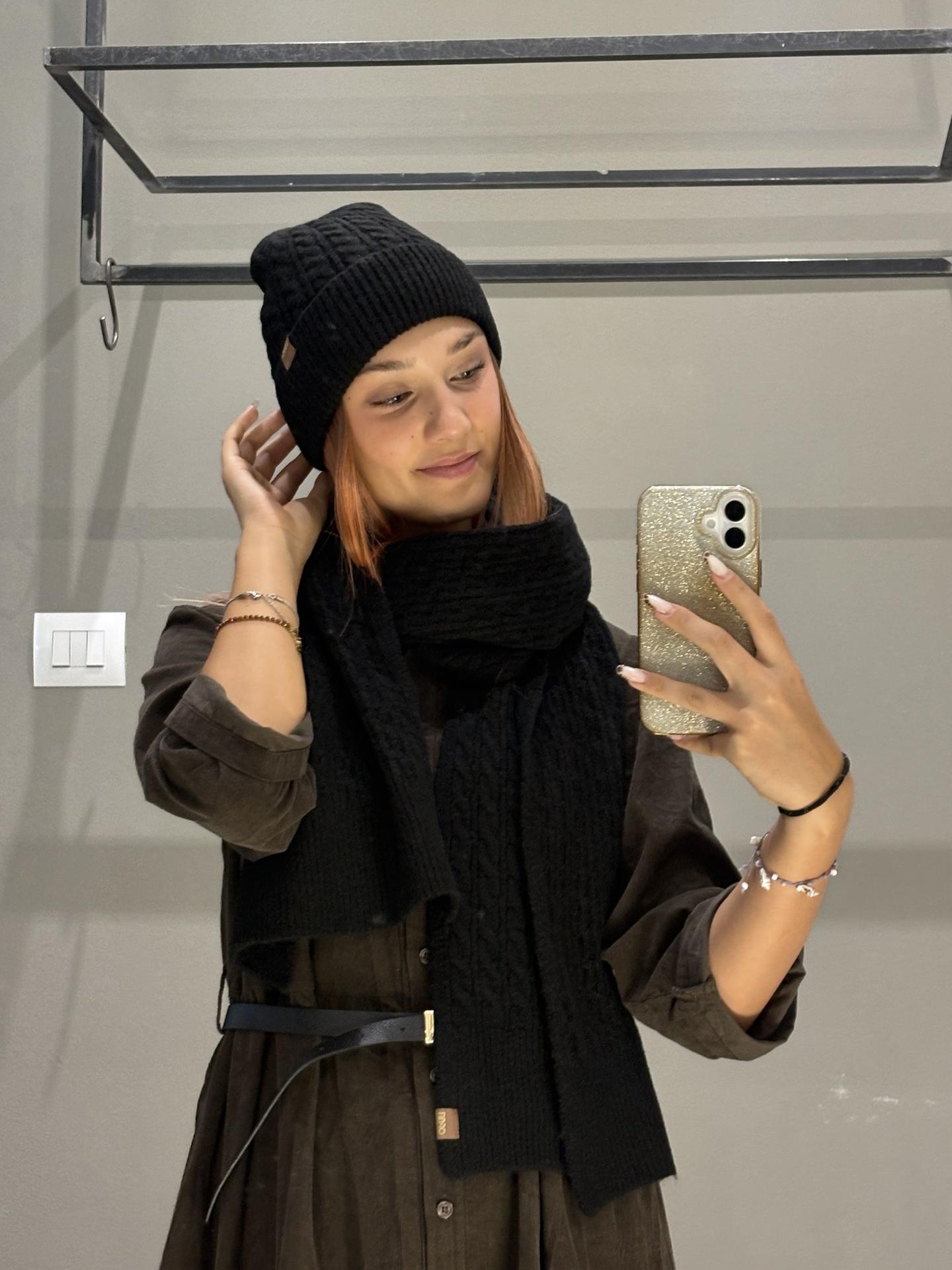 SCIARPA LIU.JO ACCESSORIES 2F6001 NERO