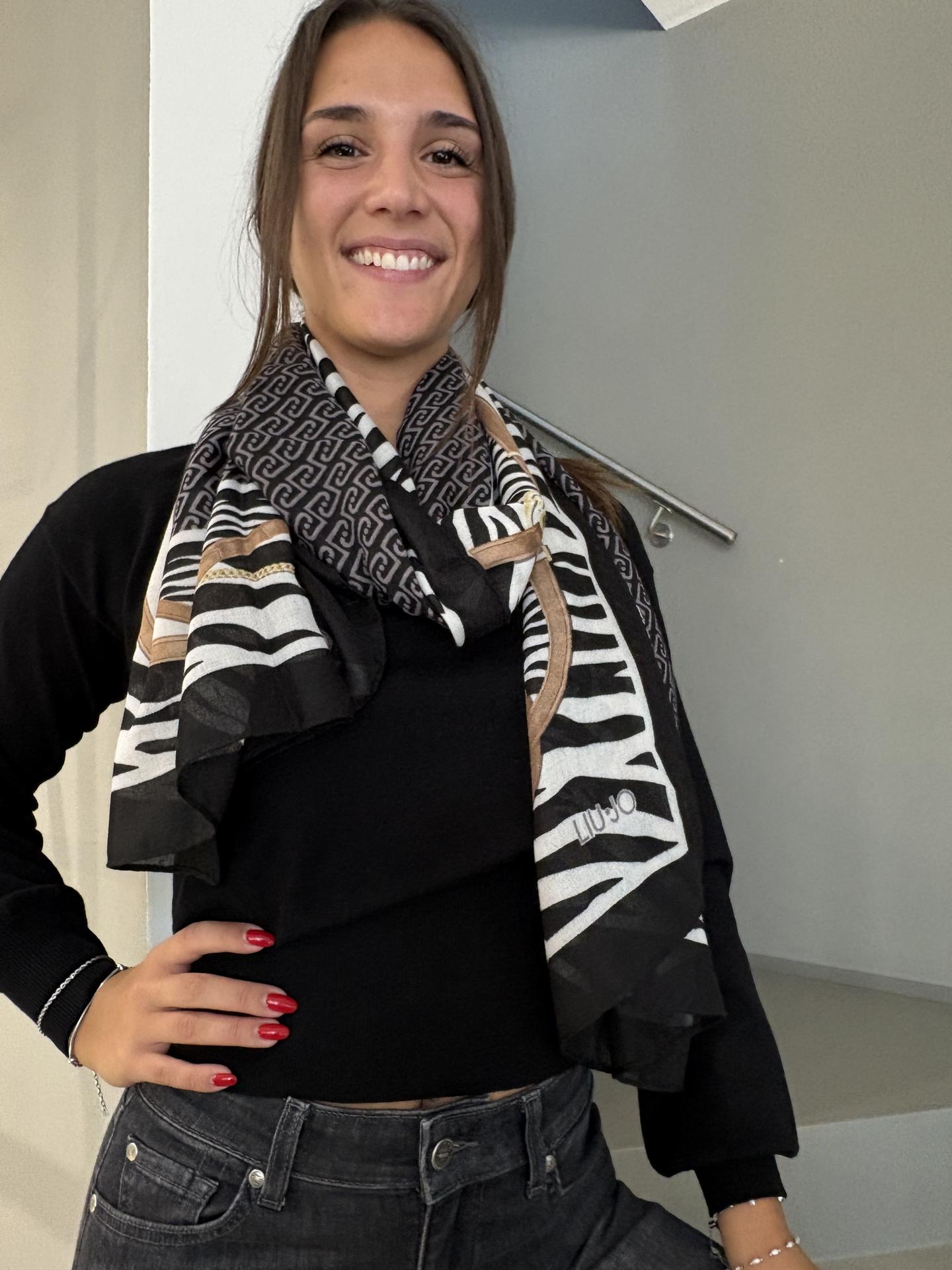 FOULARD LIU.JO ACCESSORIES 2F6063 NERO