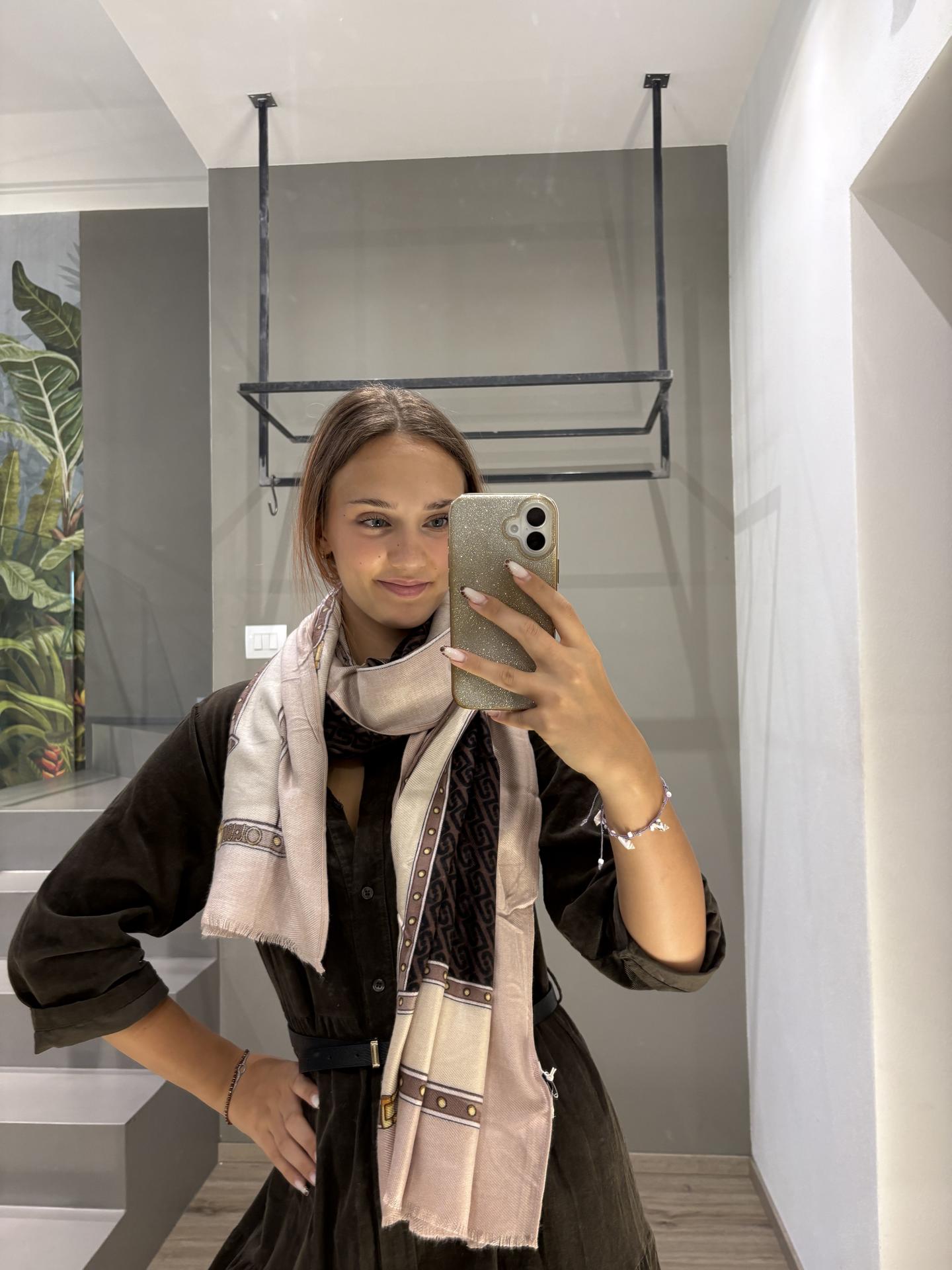 FOULARD LIU.JO ACCESSORIES 2F6066 ROSA