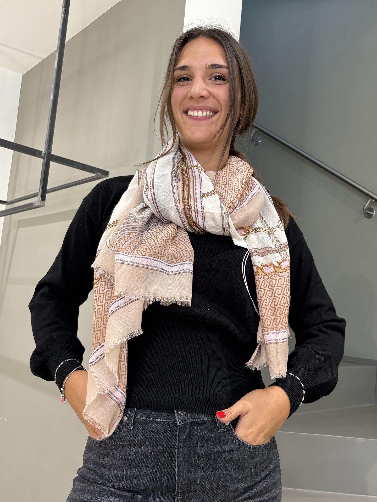 FOULARD LIU.JO ACCESSORIES 2F6072 CAMMELLO