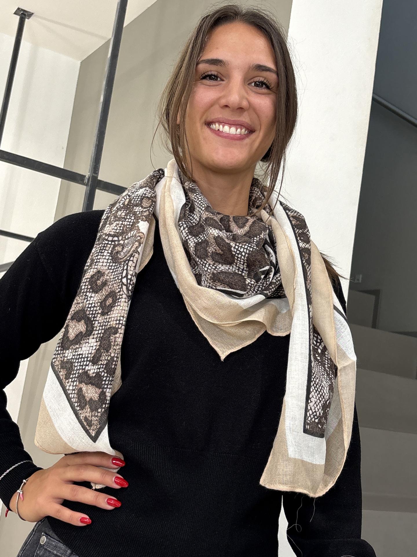 FOULARD LIU.JO ACCESSORIES 2F6073 CAMMELLO