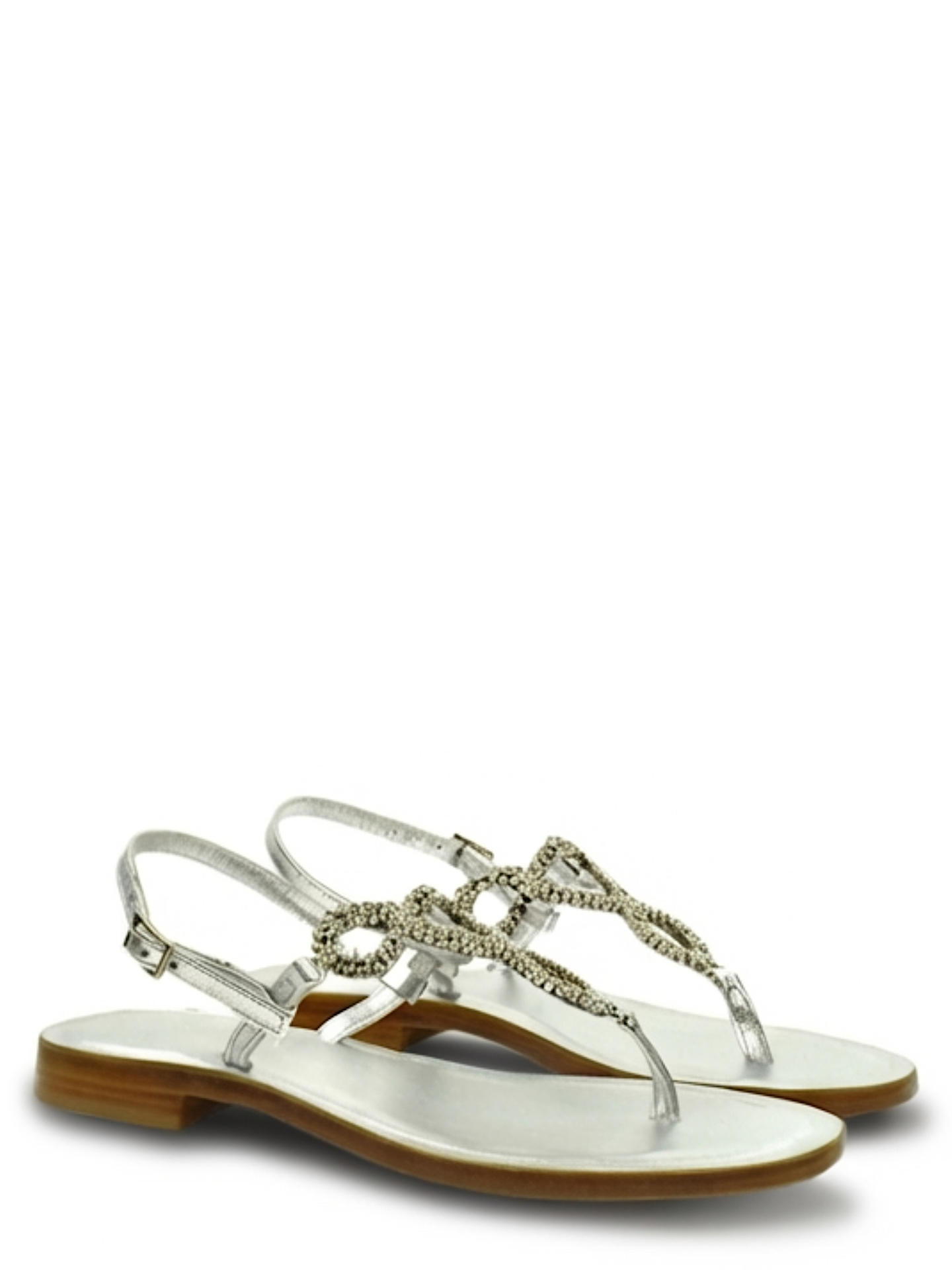 SANDALO BASSO POSITANO 3031L ARGENTO