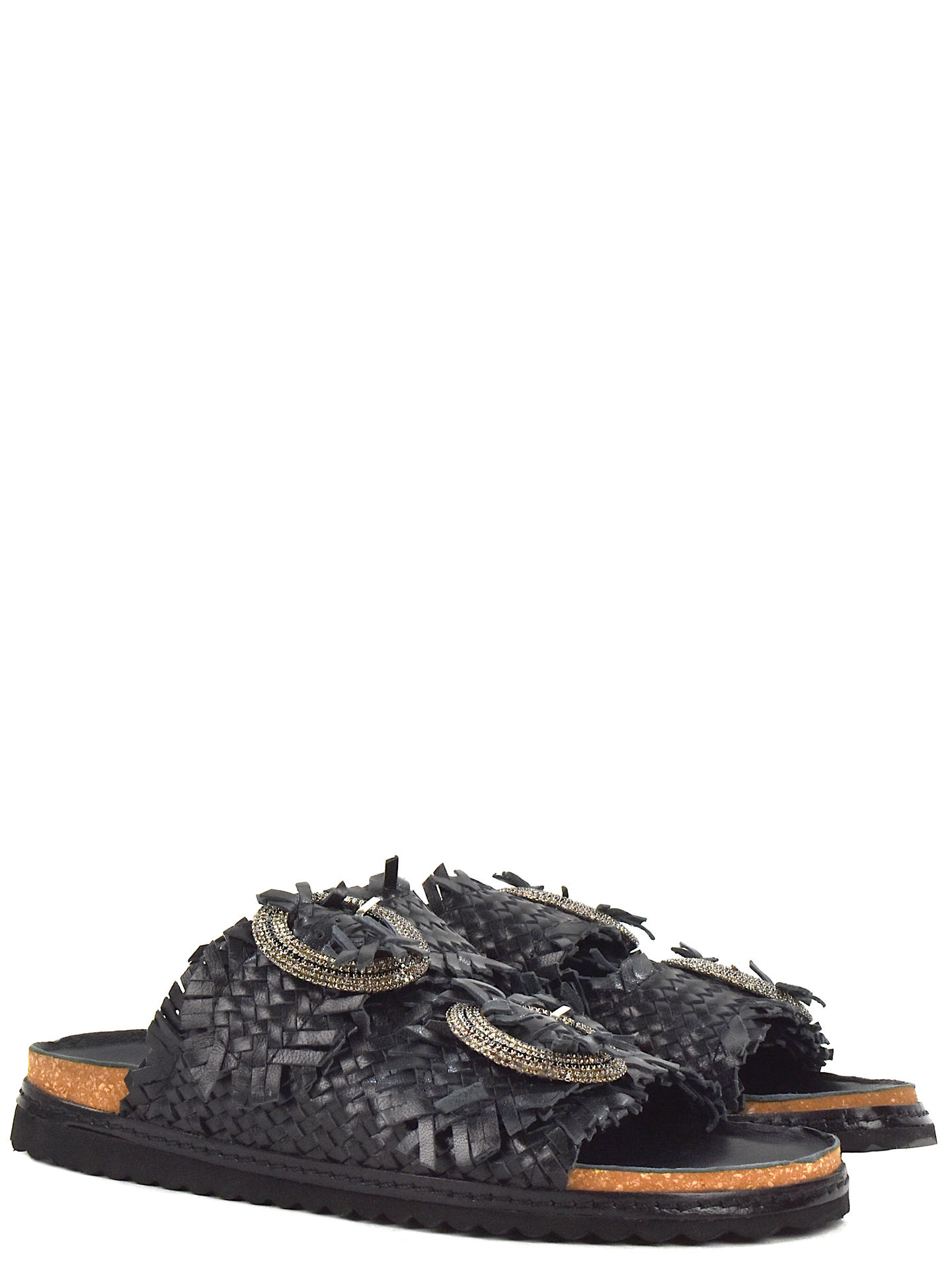 SANDALO BASSO EKP 3446 NERO
