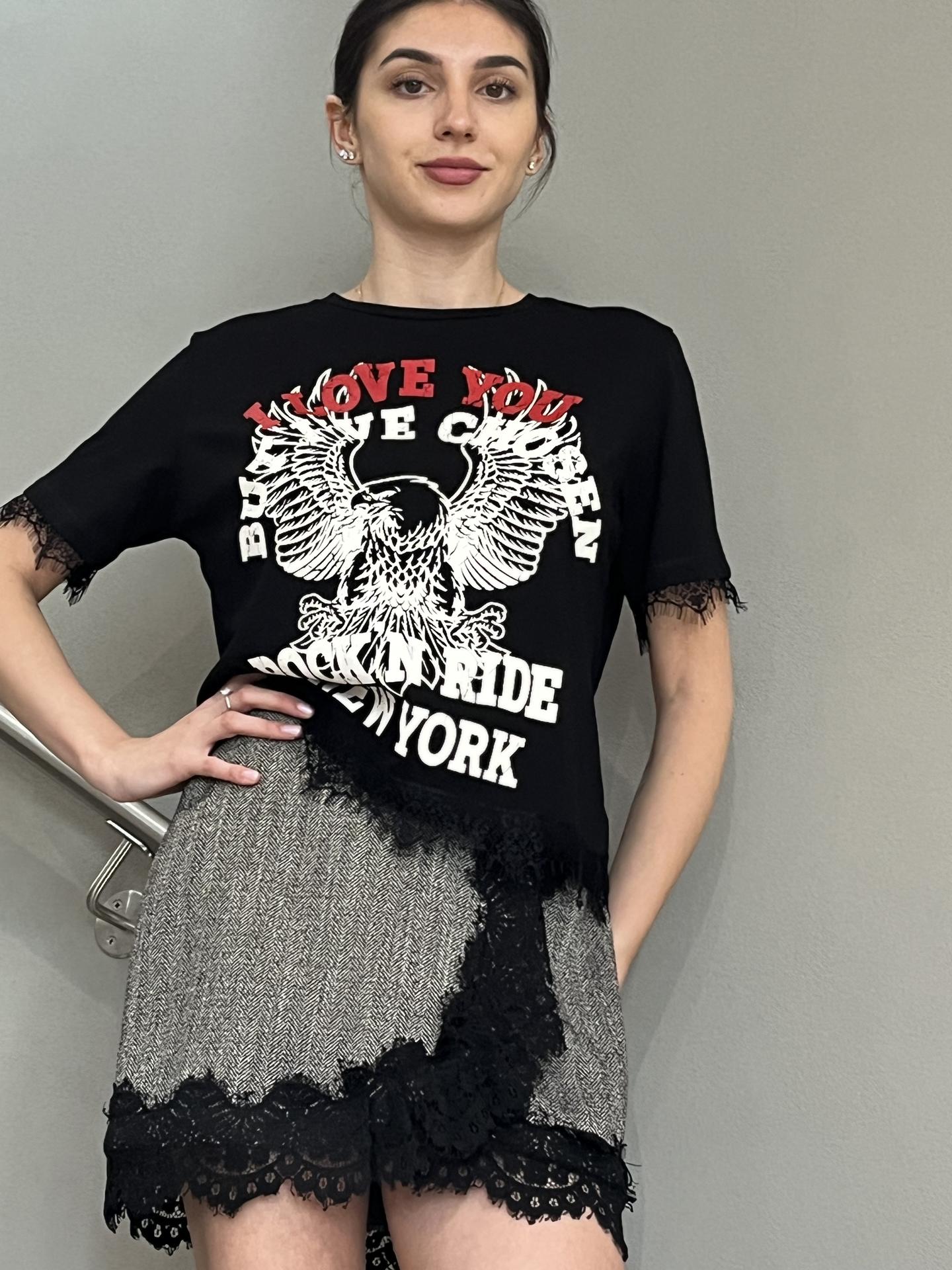 T-SHIRT TENSIONE IN FIRENZE 37825 NERO