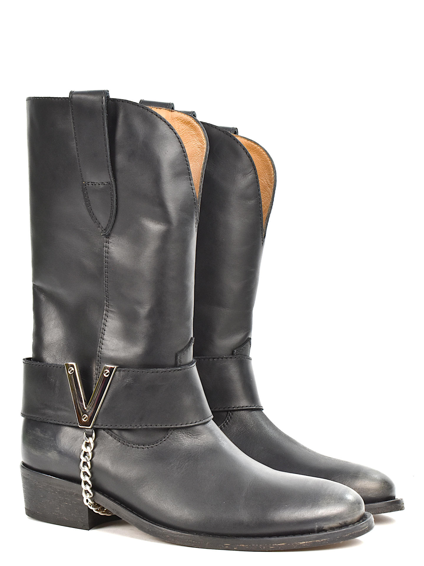 STIVALETTO BASSO VIA ROMA 15 3950 NERO