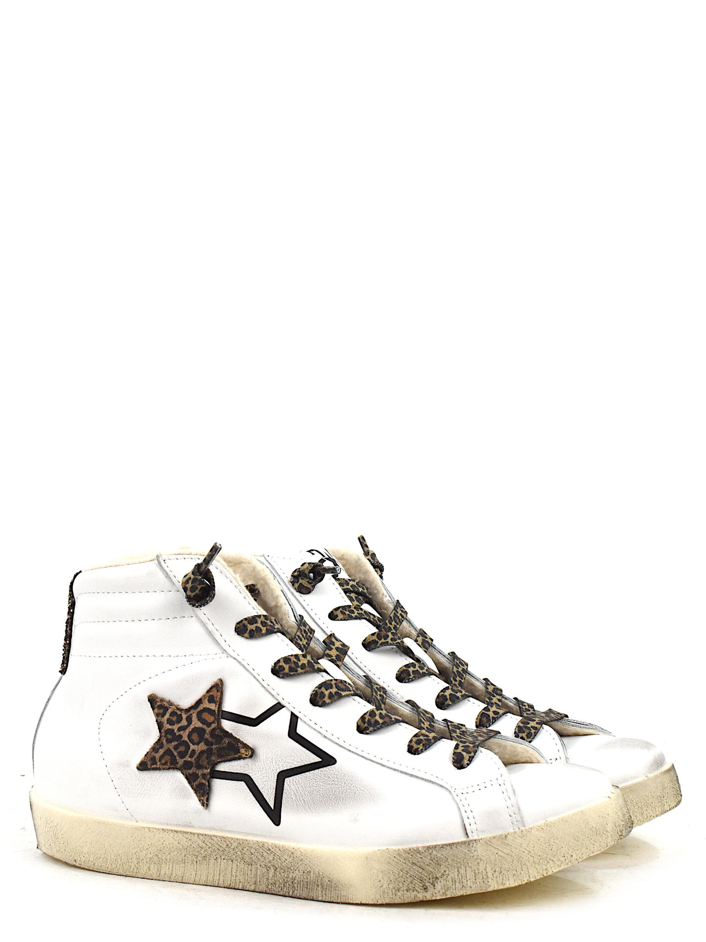 SNEAKERS 2STAR 4087 BIANCO