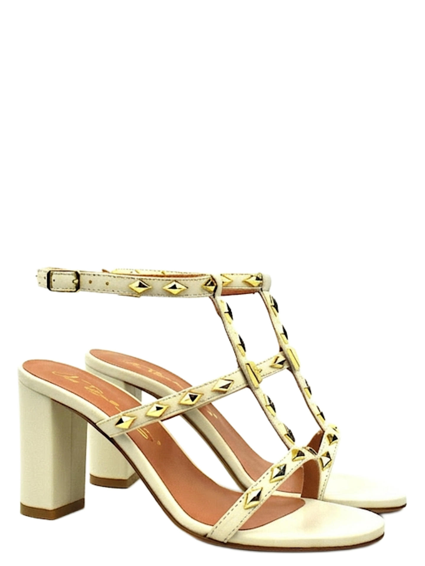 SANDALO ALTO VIA ROMA 15 4641 BIANCO