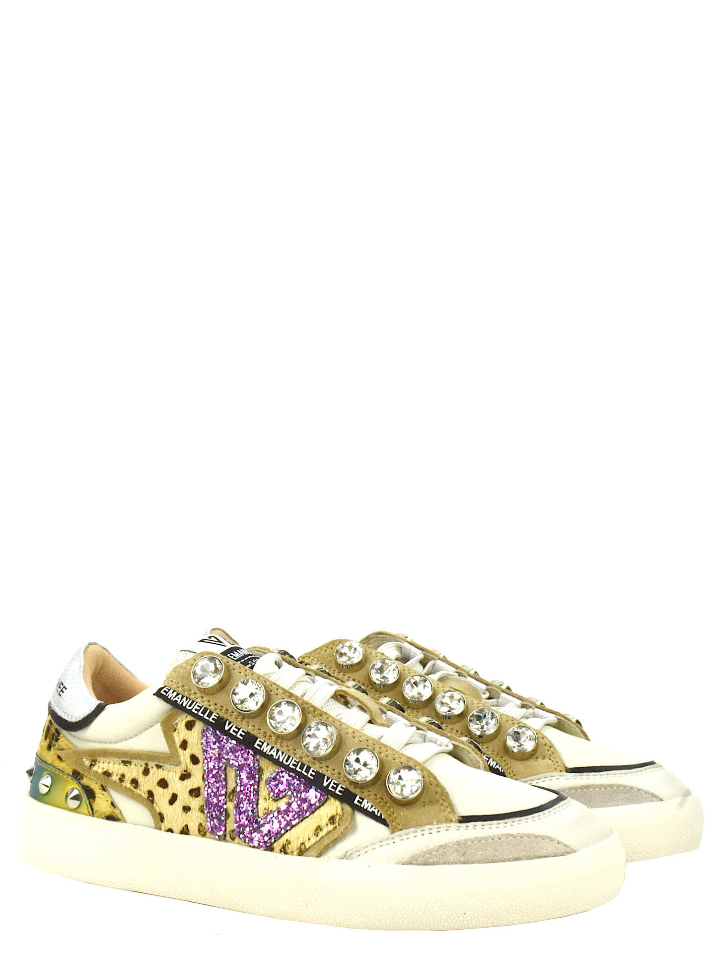SNEAKERS EMANUELLE VEE 50014 BIANCO