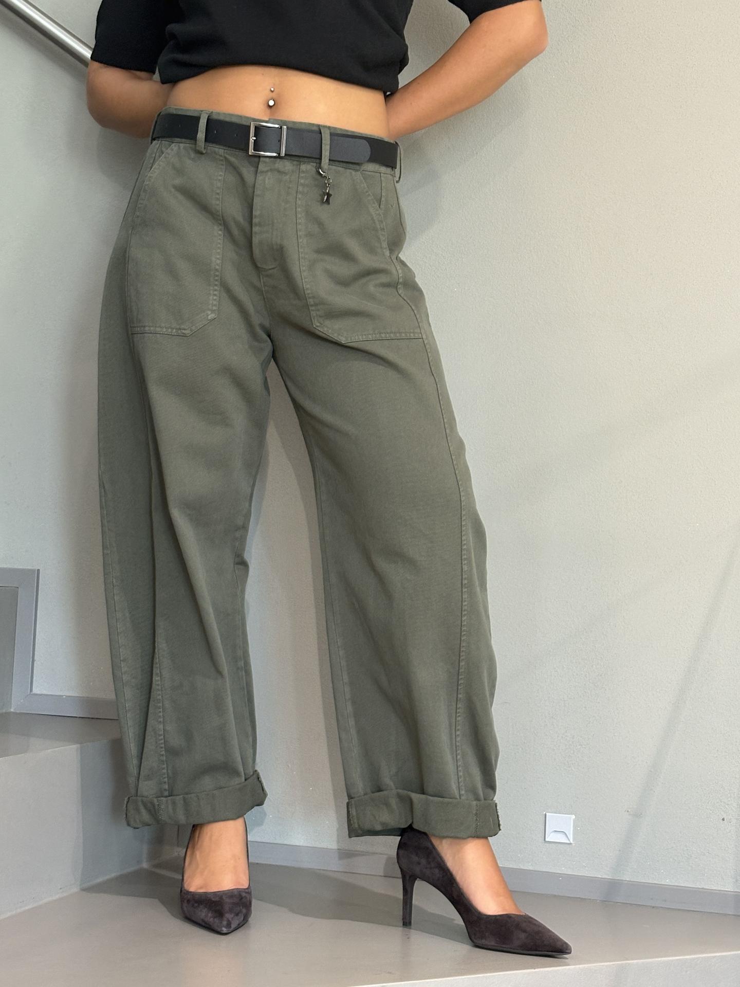 PANTALONE SUSY MIX 58300PEA MILITARE