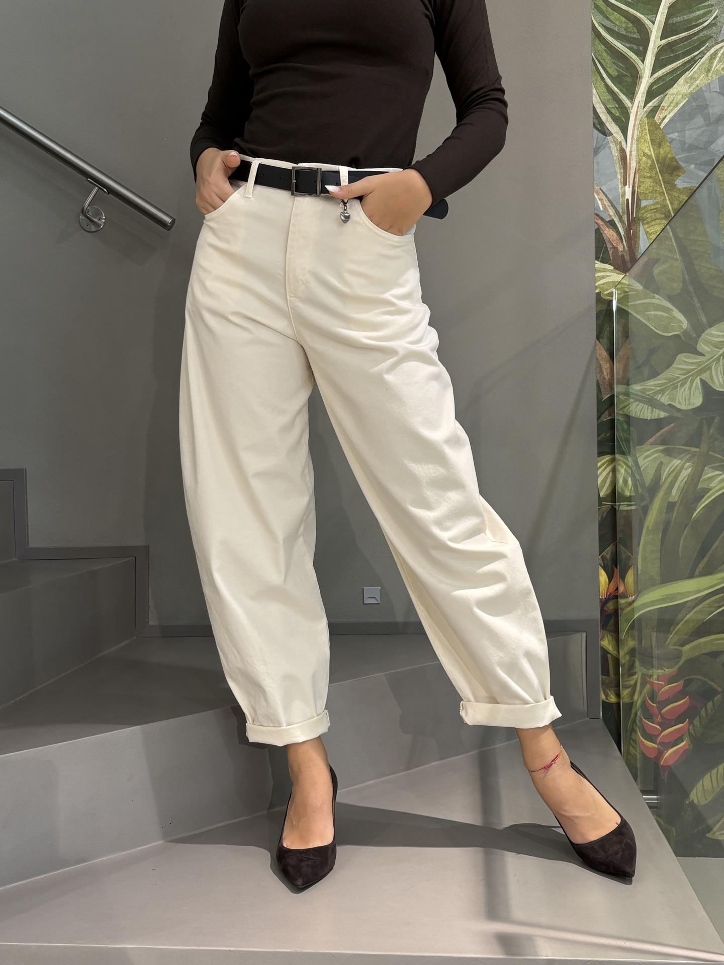 PANTALONE SUSY MIX 60285PMTR BIANCO