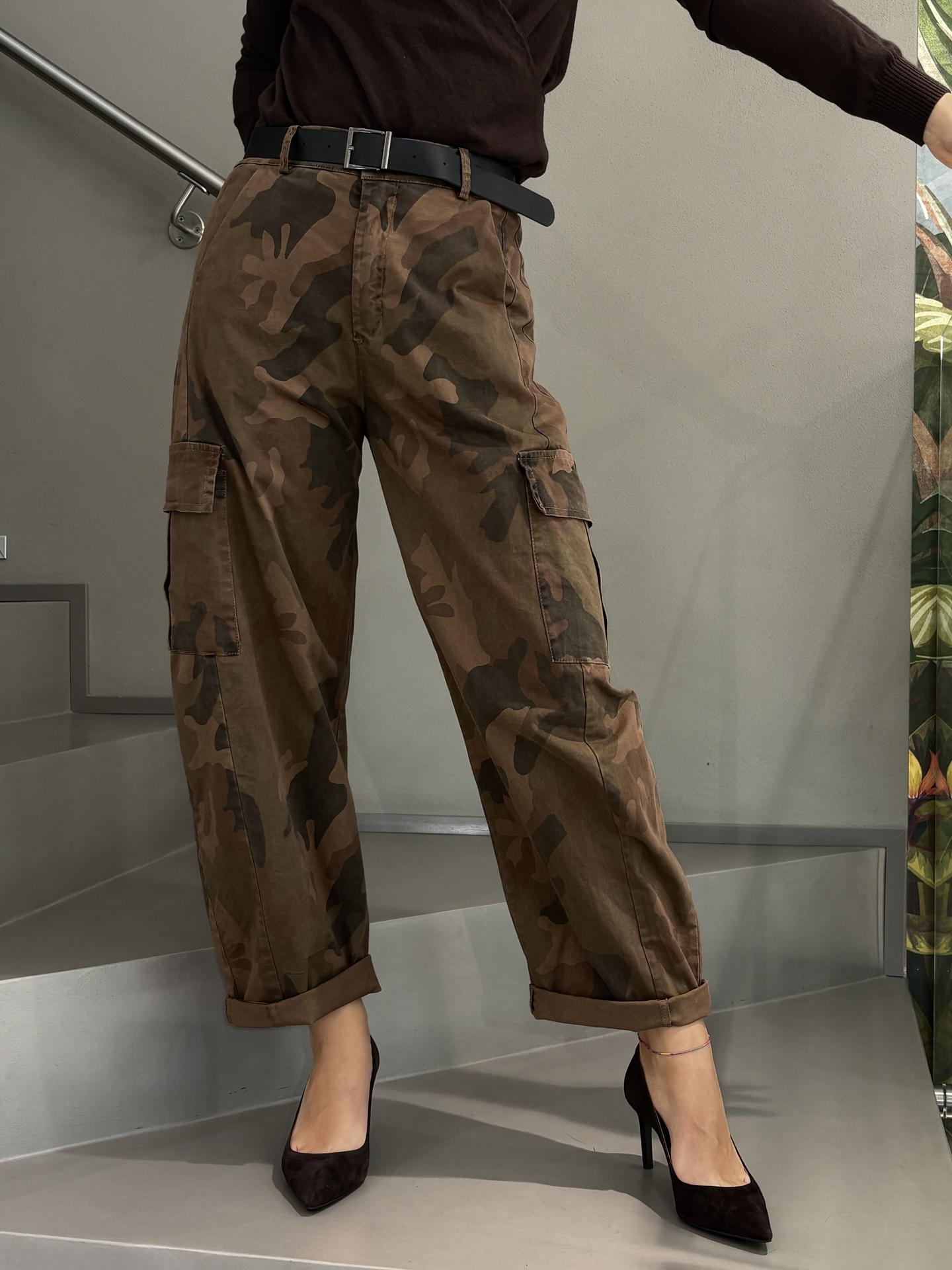 PANTALONE SUSY MIX 61402P MARRONE