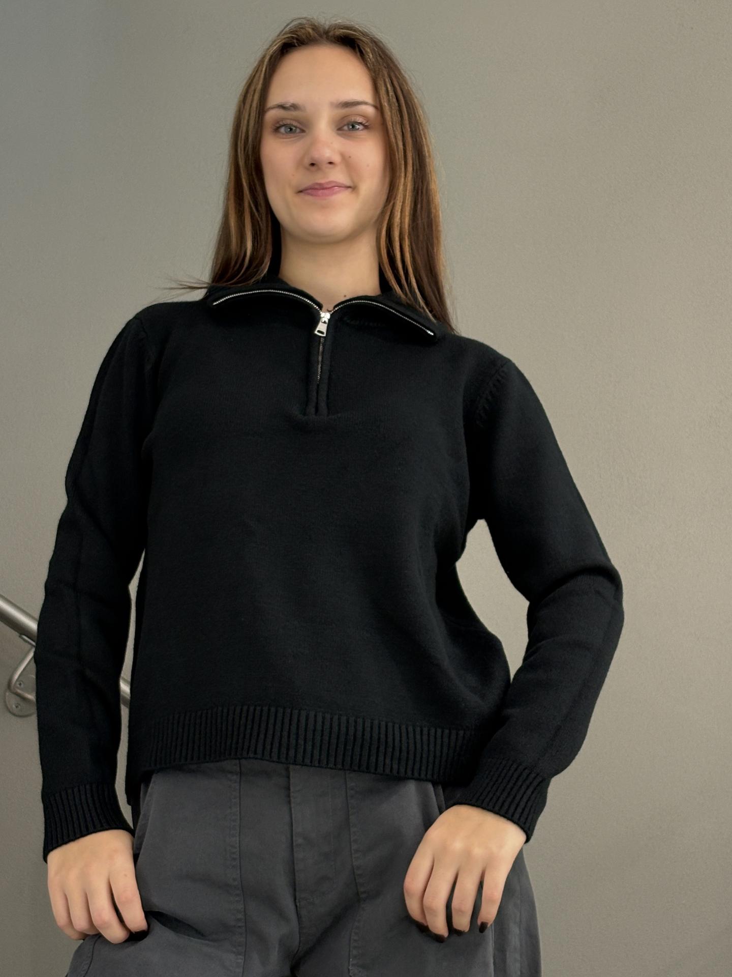 MAGLIA SUSY MIX 626086 NERO