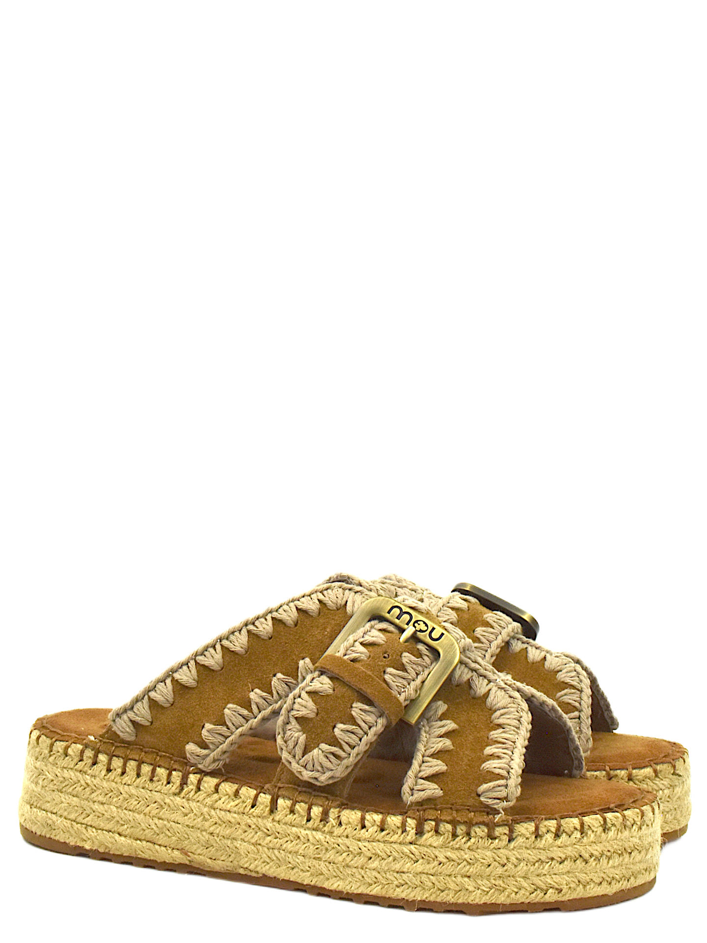 SANDALO BASSO MOU 641003 BIANCO/BEIGE