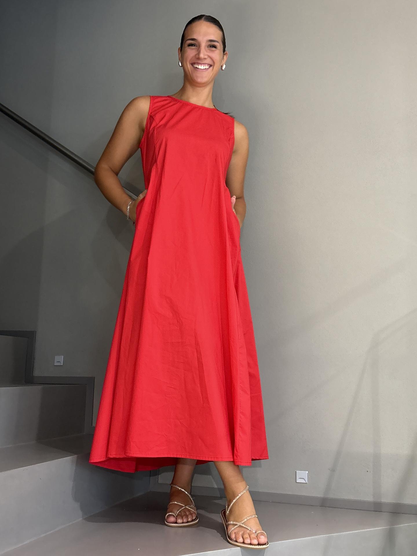 ABITO SUSY MIX 96211 ROSSO