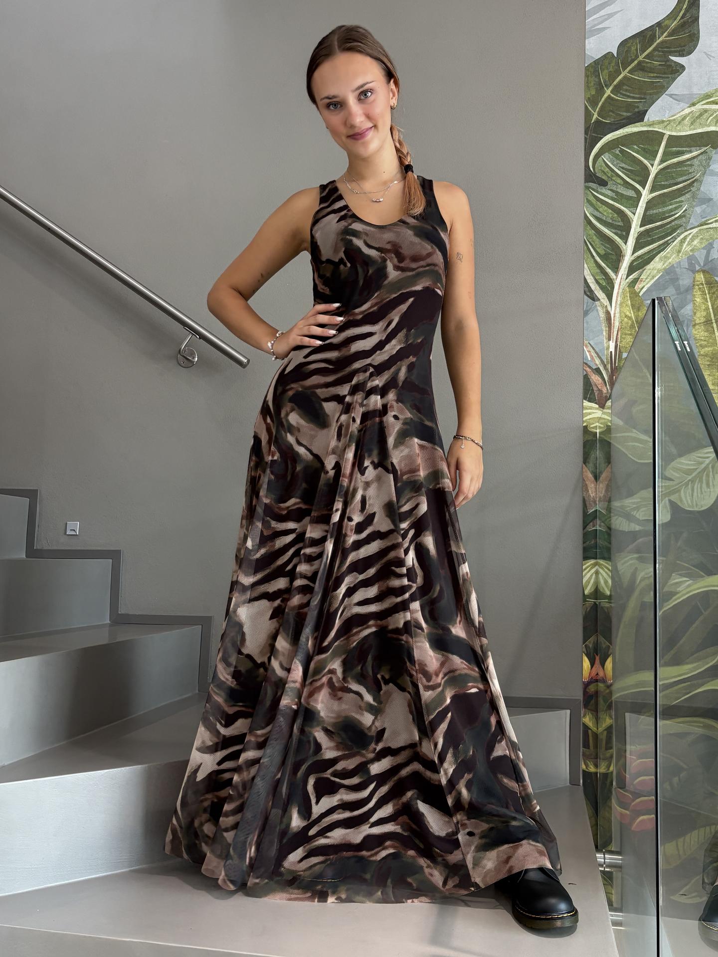 ABITO SUSY MIX A120572GM73 MILITARE