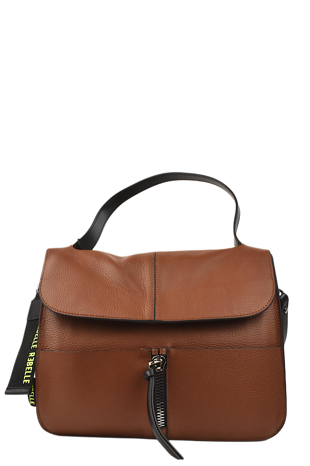 BORSA REBELLE B0145 MARRONE