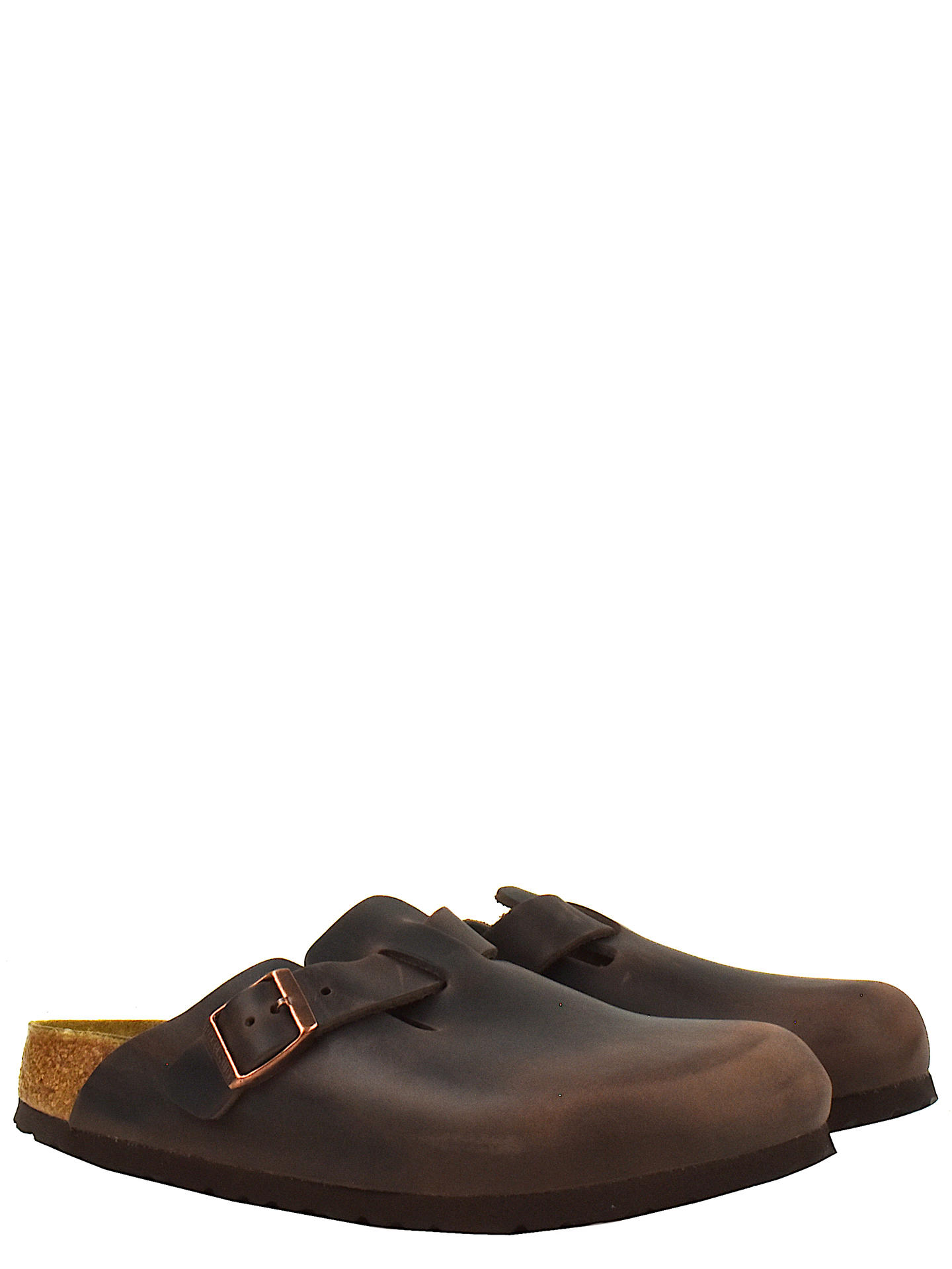 SANDALO BASSO BIRKENSTOCK BOSTONOM MARRONE