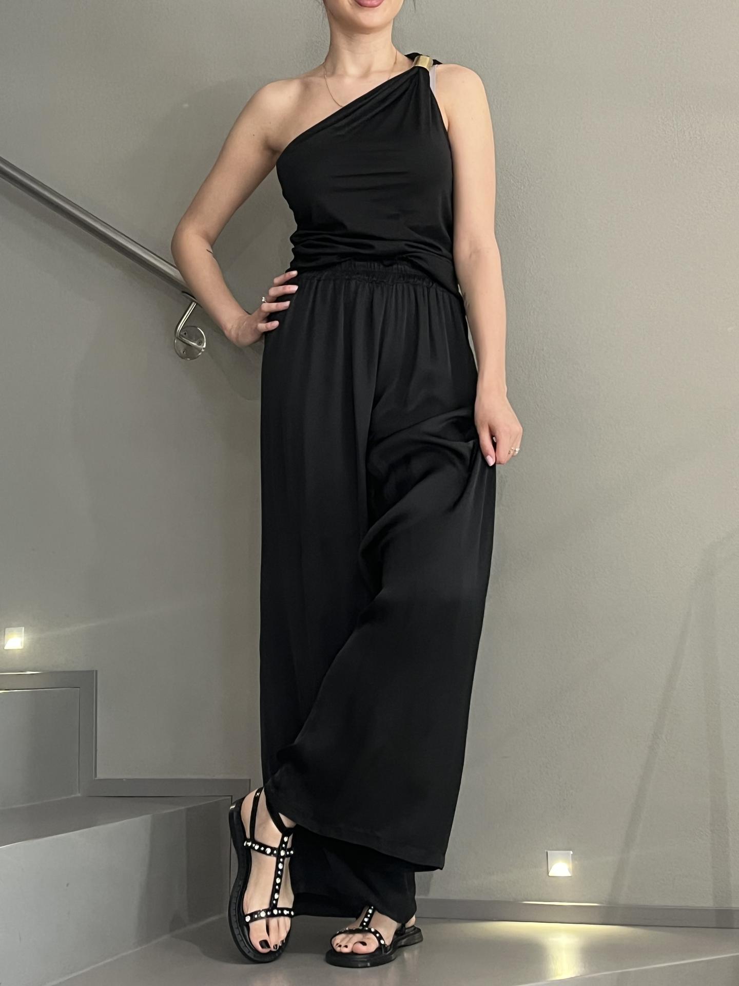 PANTALONE TENSIONE IN FIRENZE C191P05Q NERO