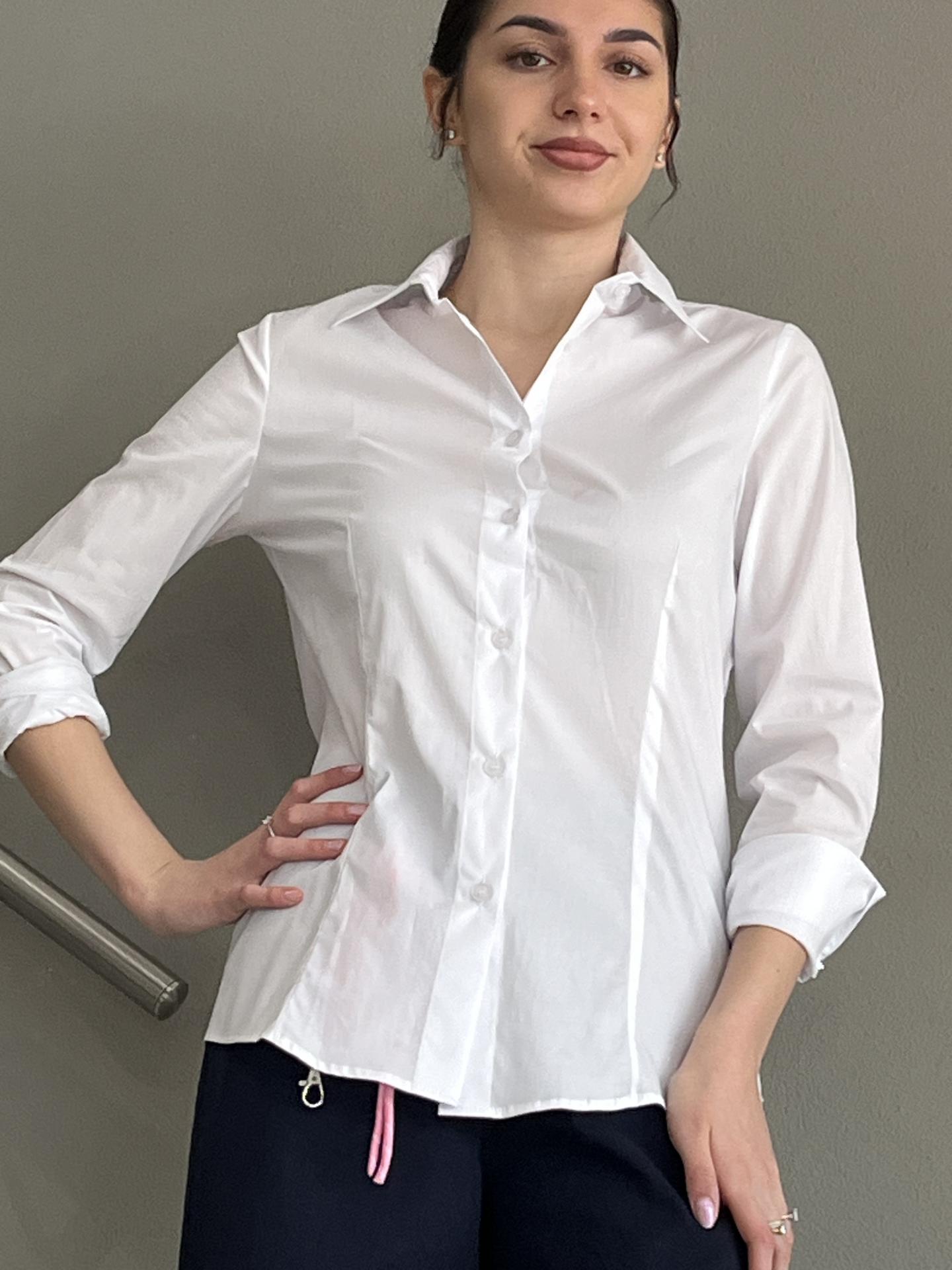 CAMICIA TENSIONE IN FIRENZE C6006 BIANCO