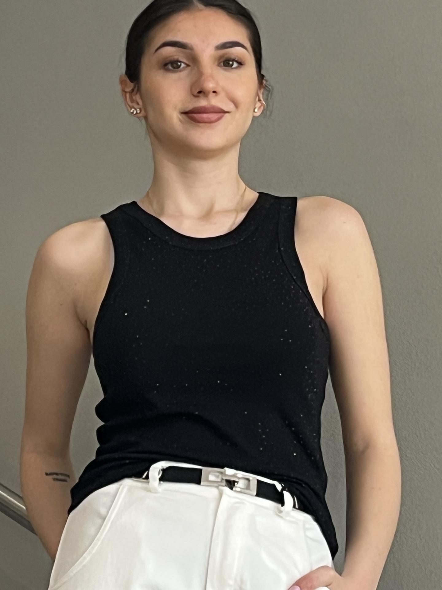 MAGLIA TWO-WAY CA25SGI6 NERO