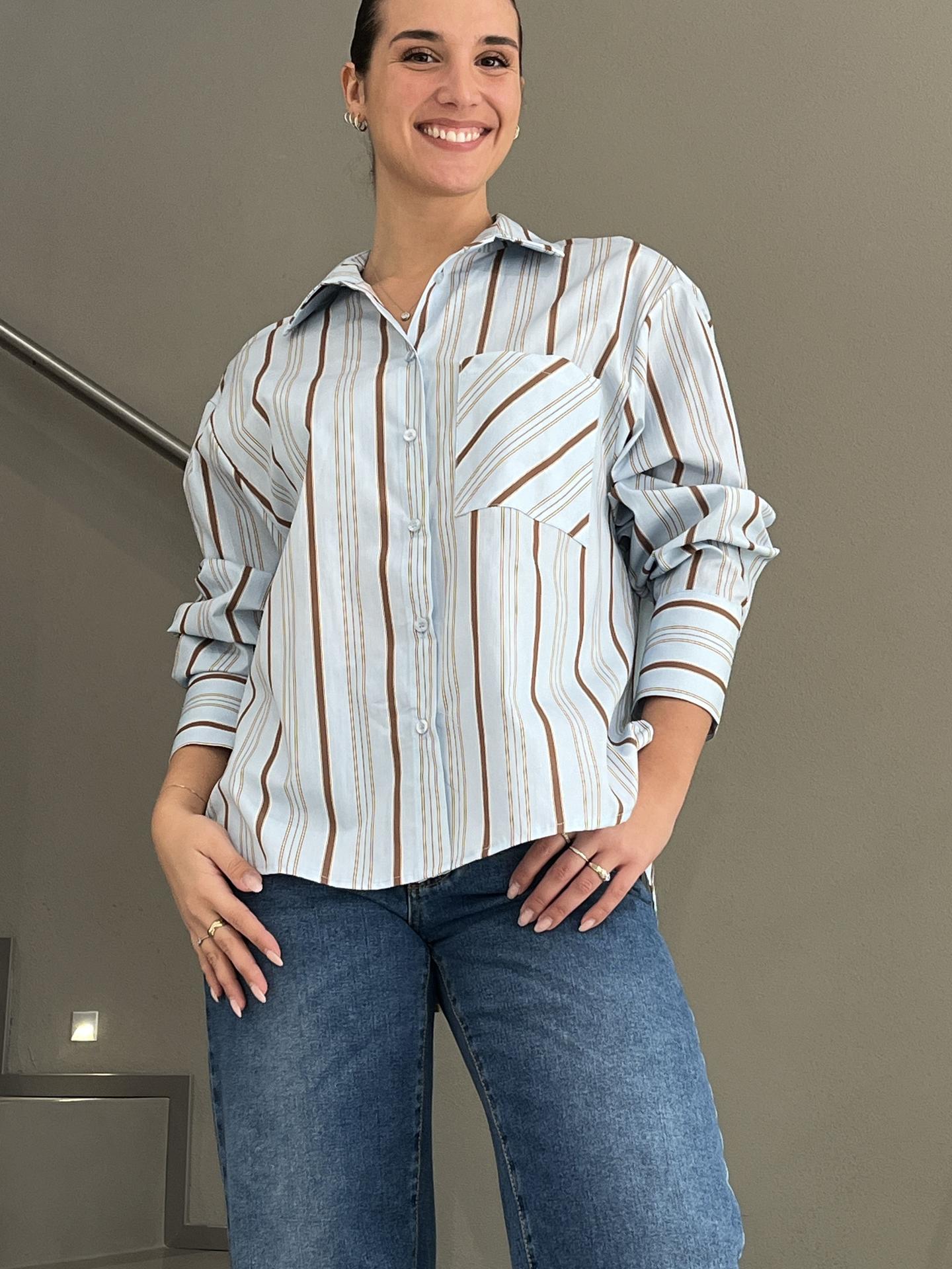 CAMICIA HAVEONE CFWQ178 AZZURRO