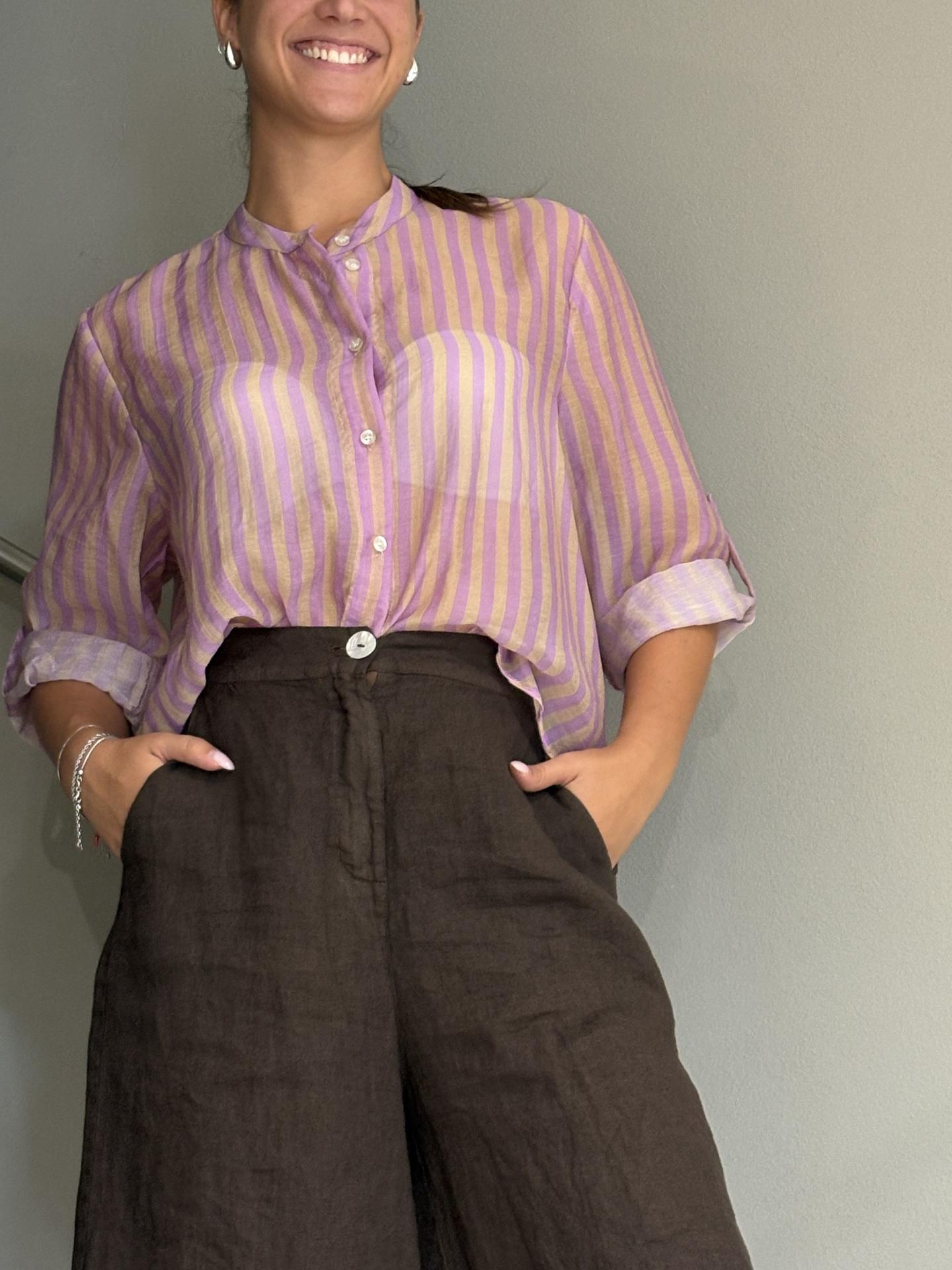 CAMICIA HAVEONE CVSQ423 LILLA