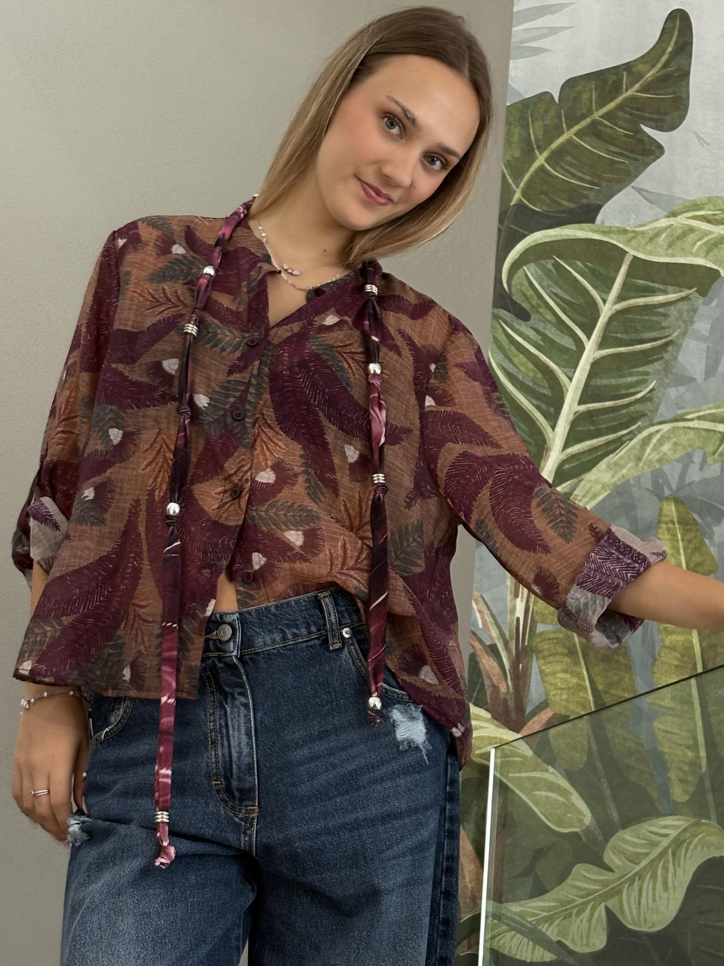 CAMICIA HAVEONE CVSR096 BORDEAUX
