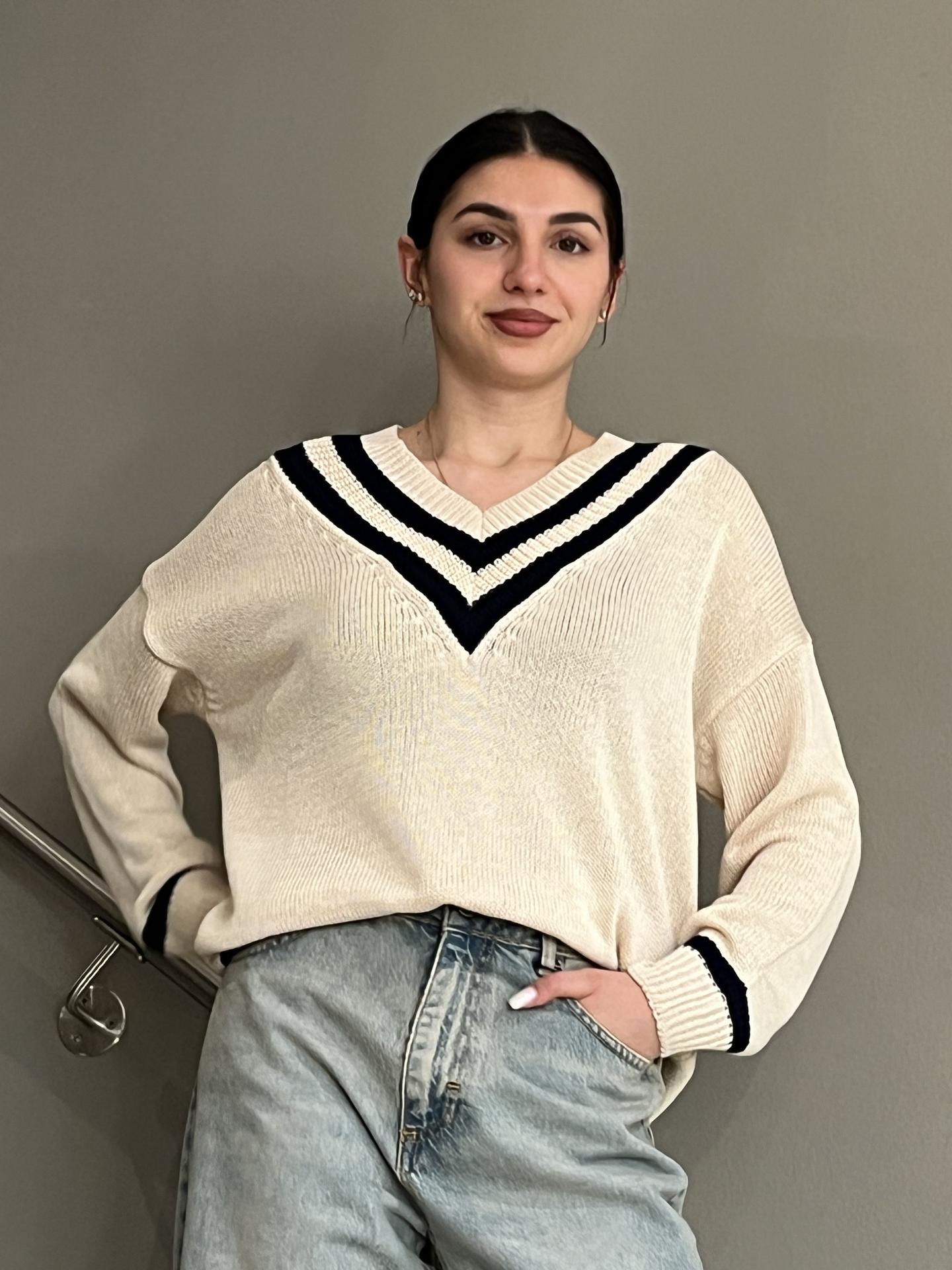 MAGLIA TENSIONE IN FIRENZE D90181 BEIGE