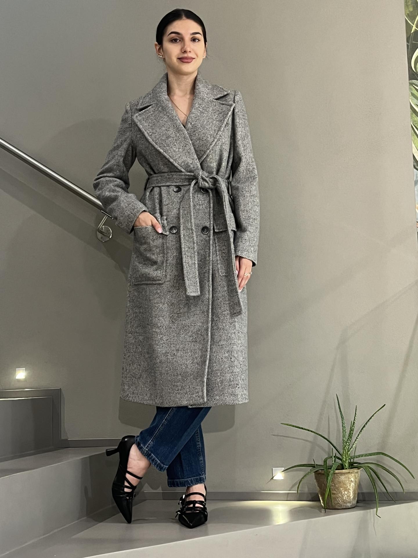 CAPPOTTO KOCCA DILETTO GRIGIO