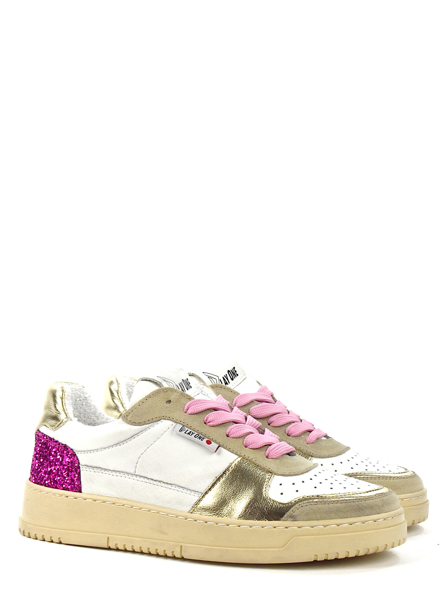 SNEAKERS PLAY ONE DUBAI BIANCO/FUCSIA