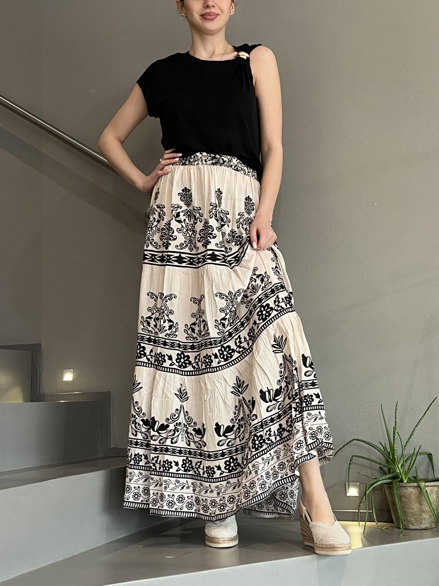 GONNA PAHIESA FORMENTERA FAG2607 BEIGE/NERO