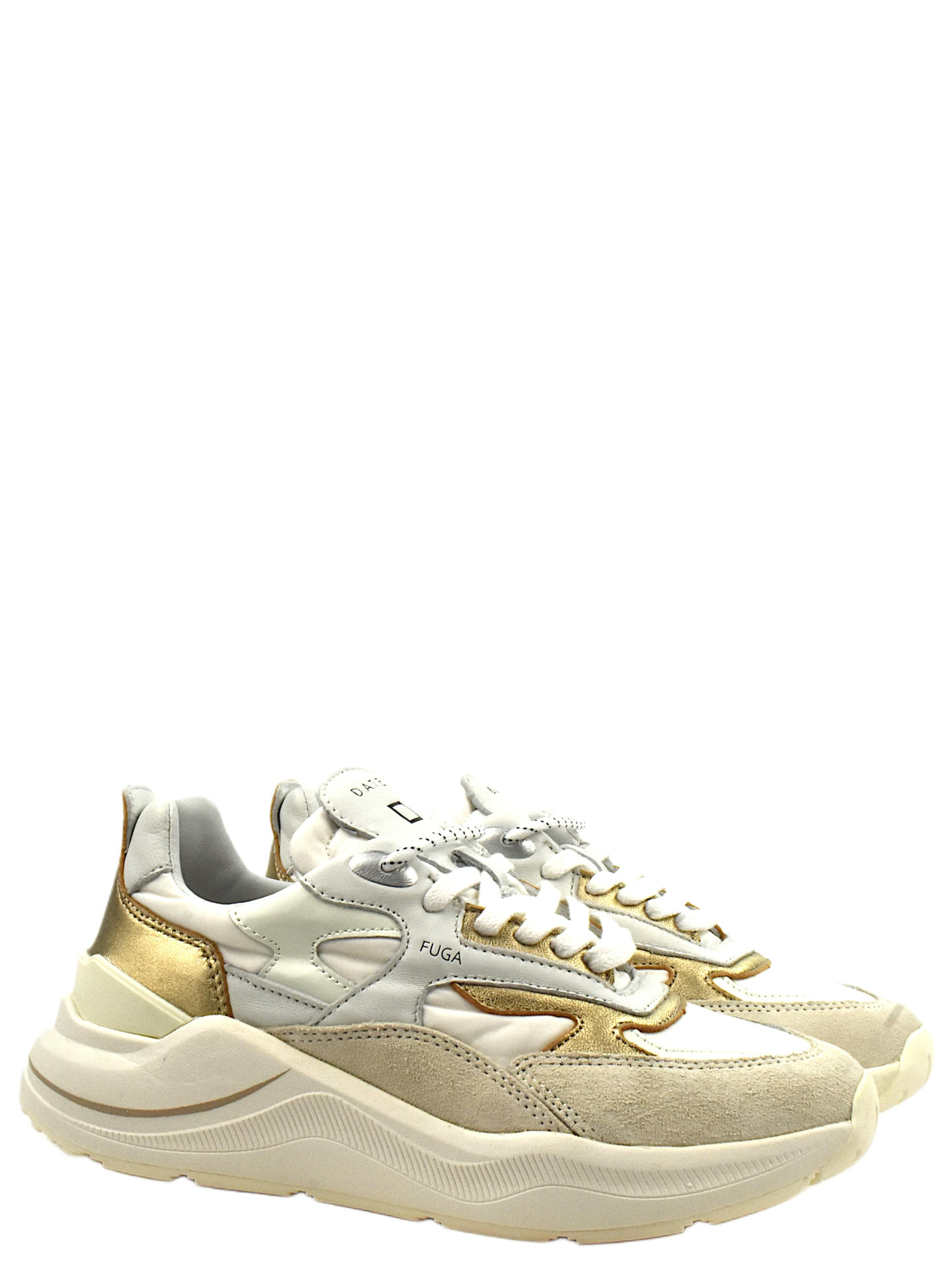 SNEAKERS D.A.T.E FGCOWM BIANCO/ORO