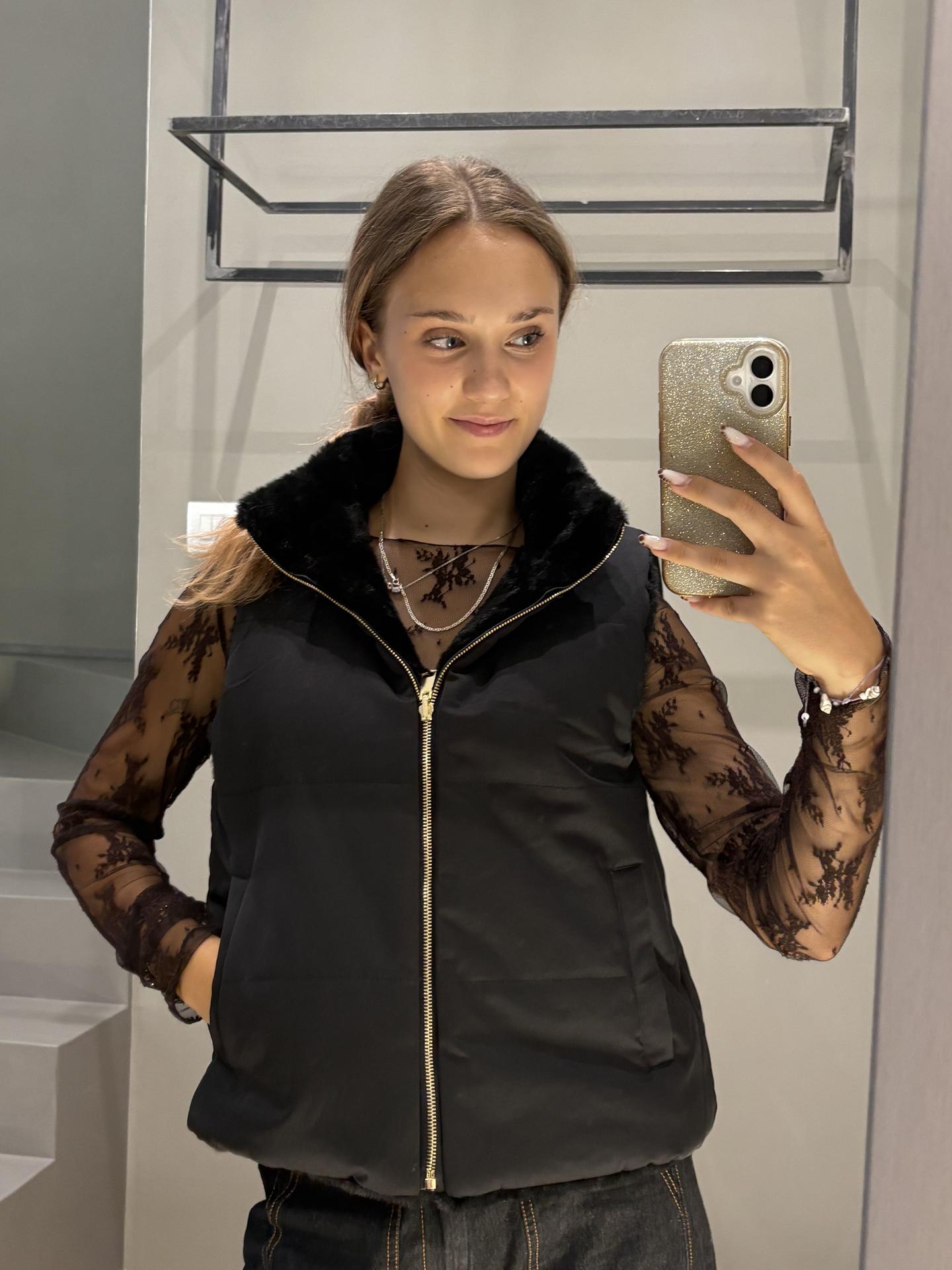 GIUBBINO SUSY MIX GL0641 NERO