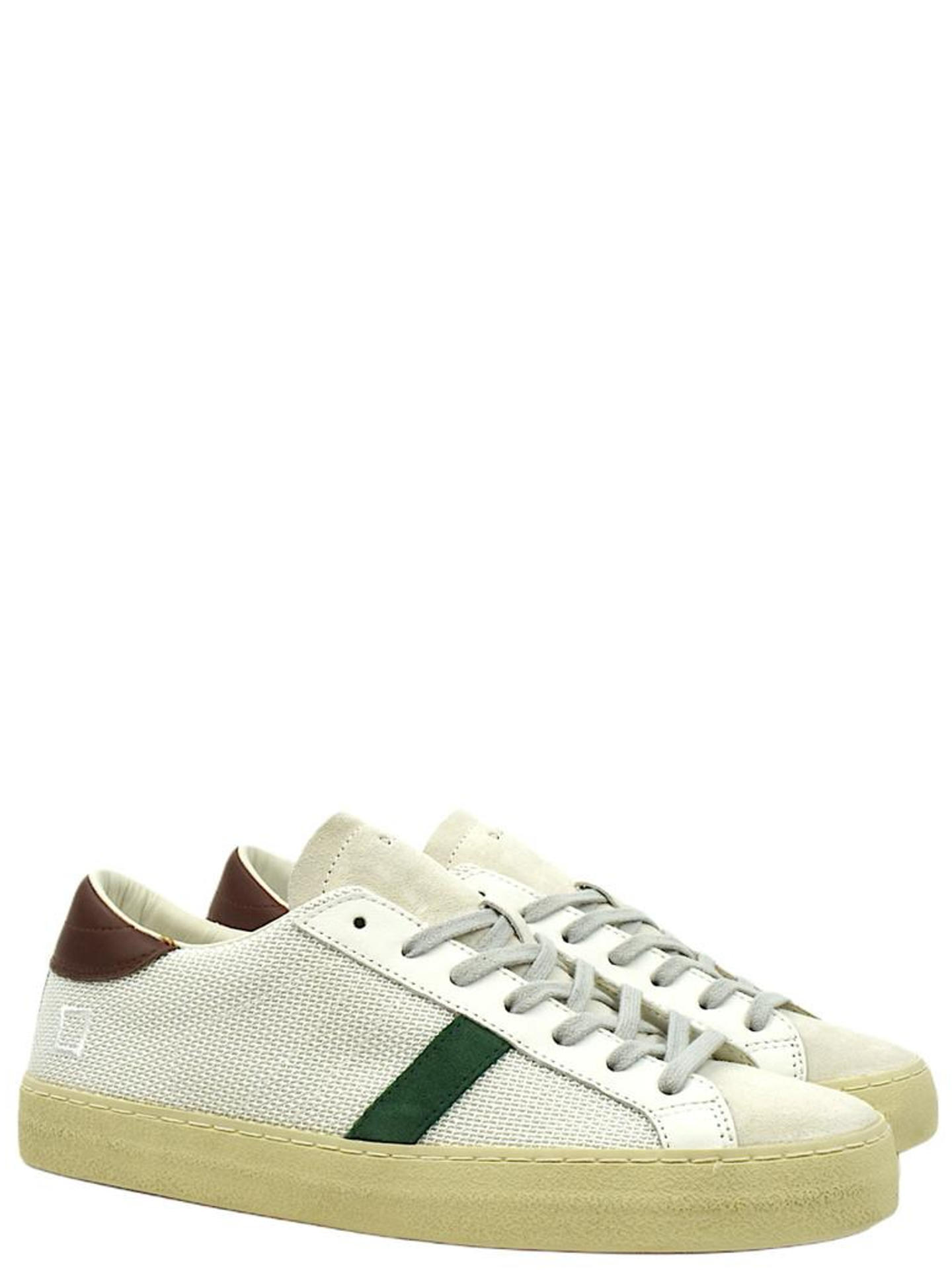 SNEAKERS D.A.T.E HLARWN BIANCO/MARRONE