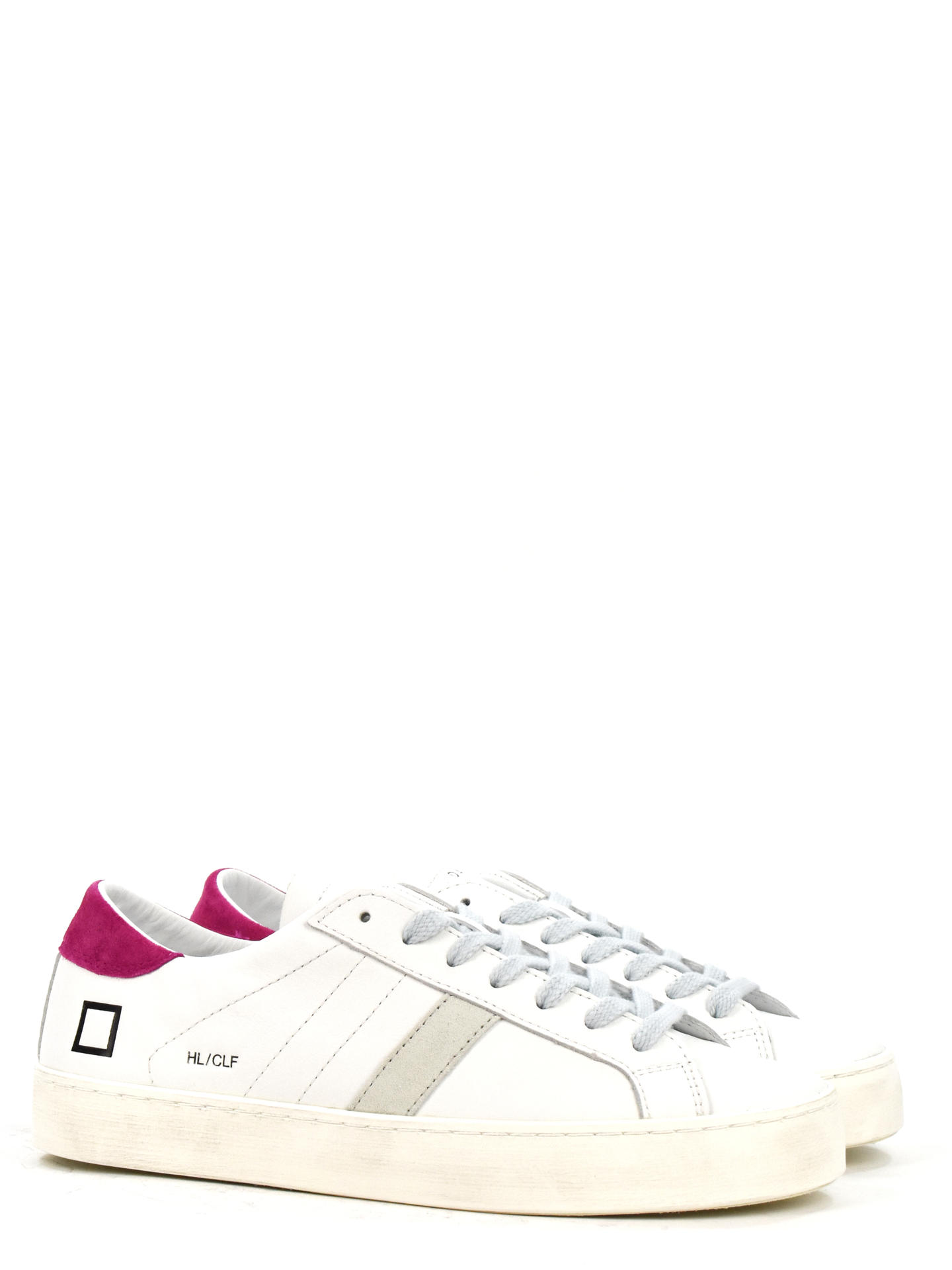 SNEAKERS D.A.T.E HLCAWF BIANCO/FUCSIA