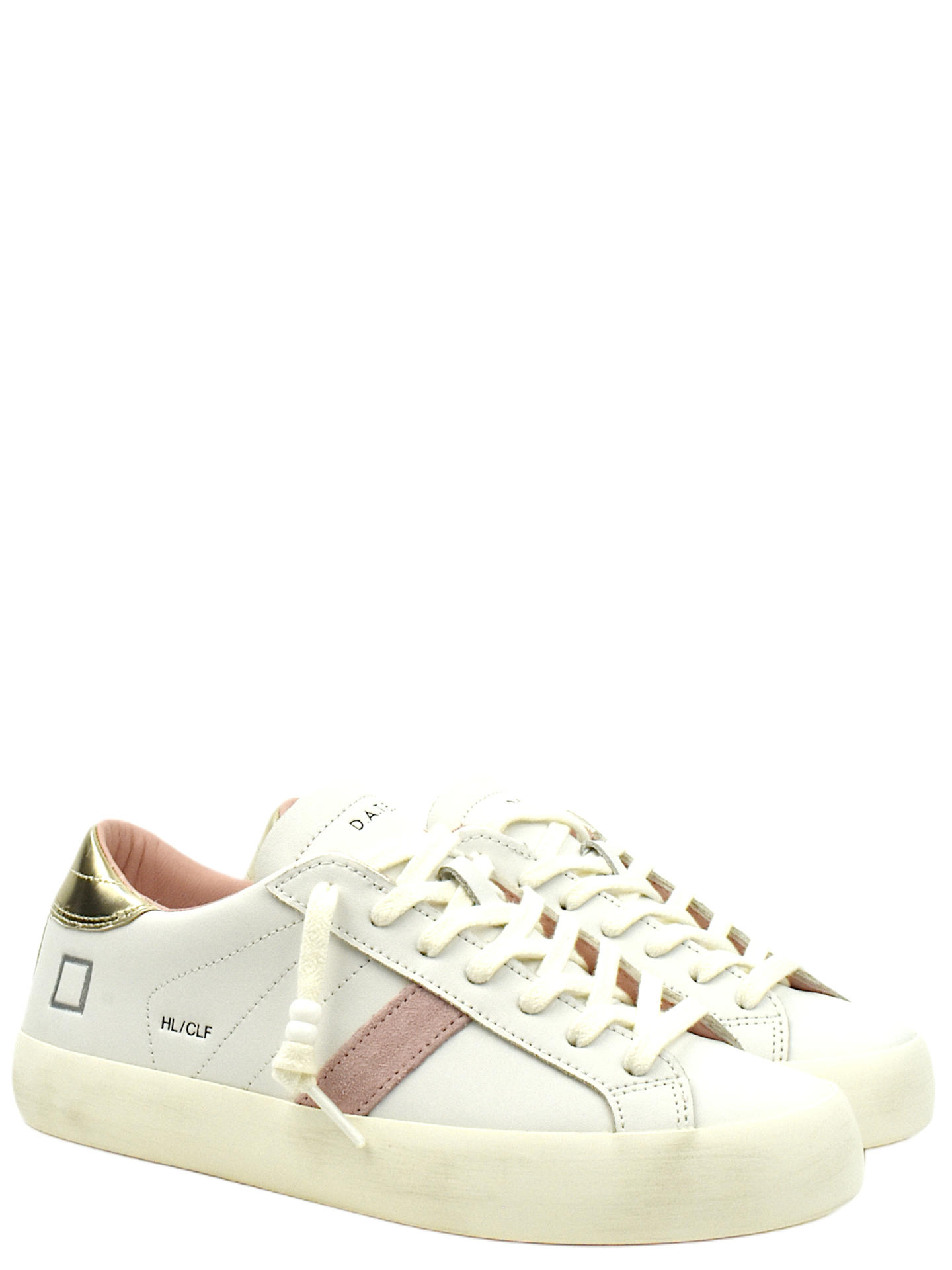 SNEAKERS D.A.T.E HLCAWM BIANCO/ORO