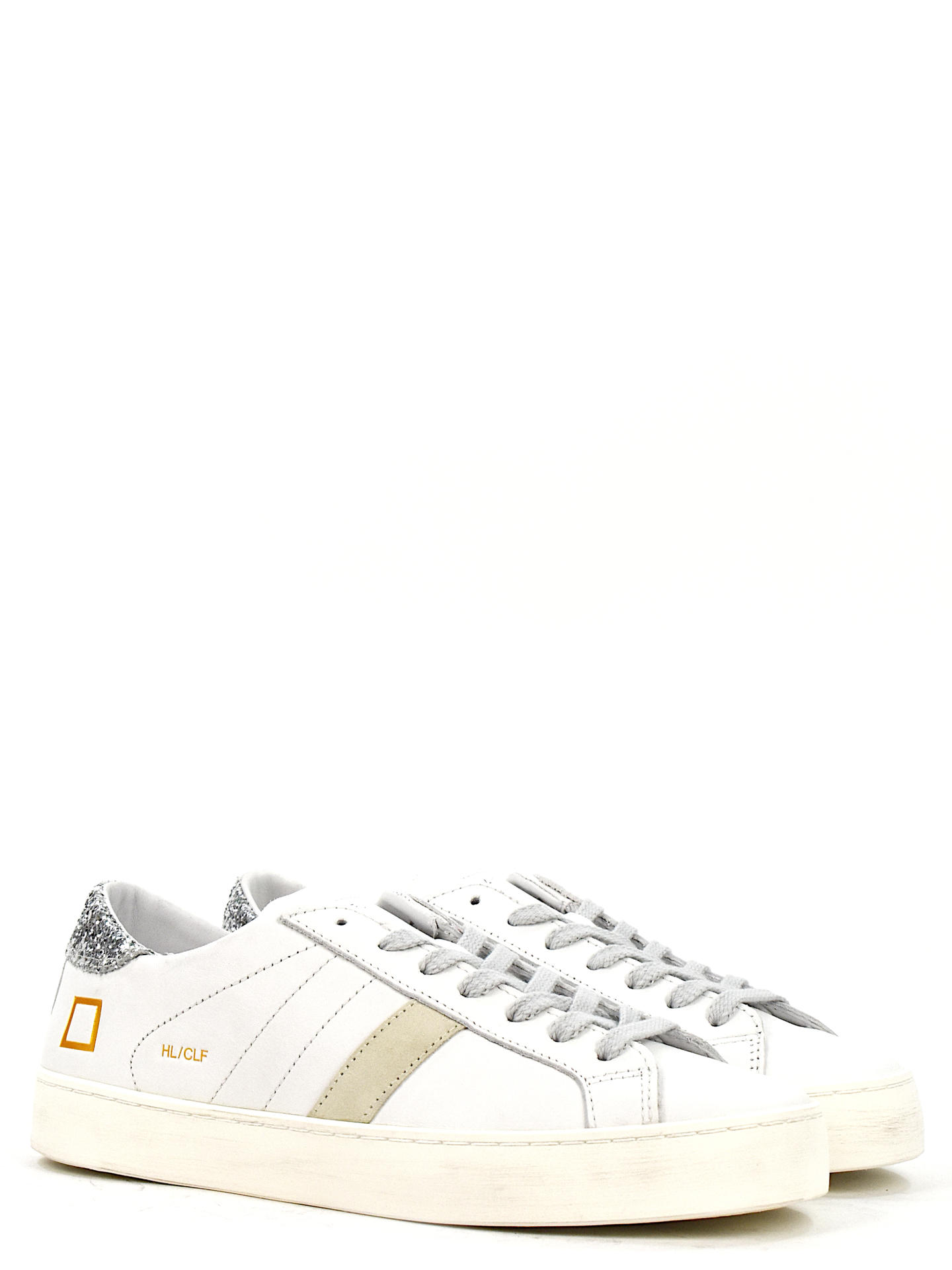 SNEAKERS D.A.T.E HLCAWS BIANCO/ARGENTO