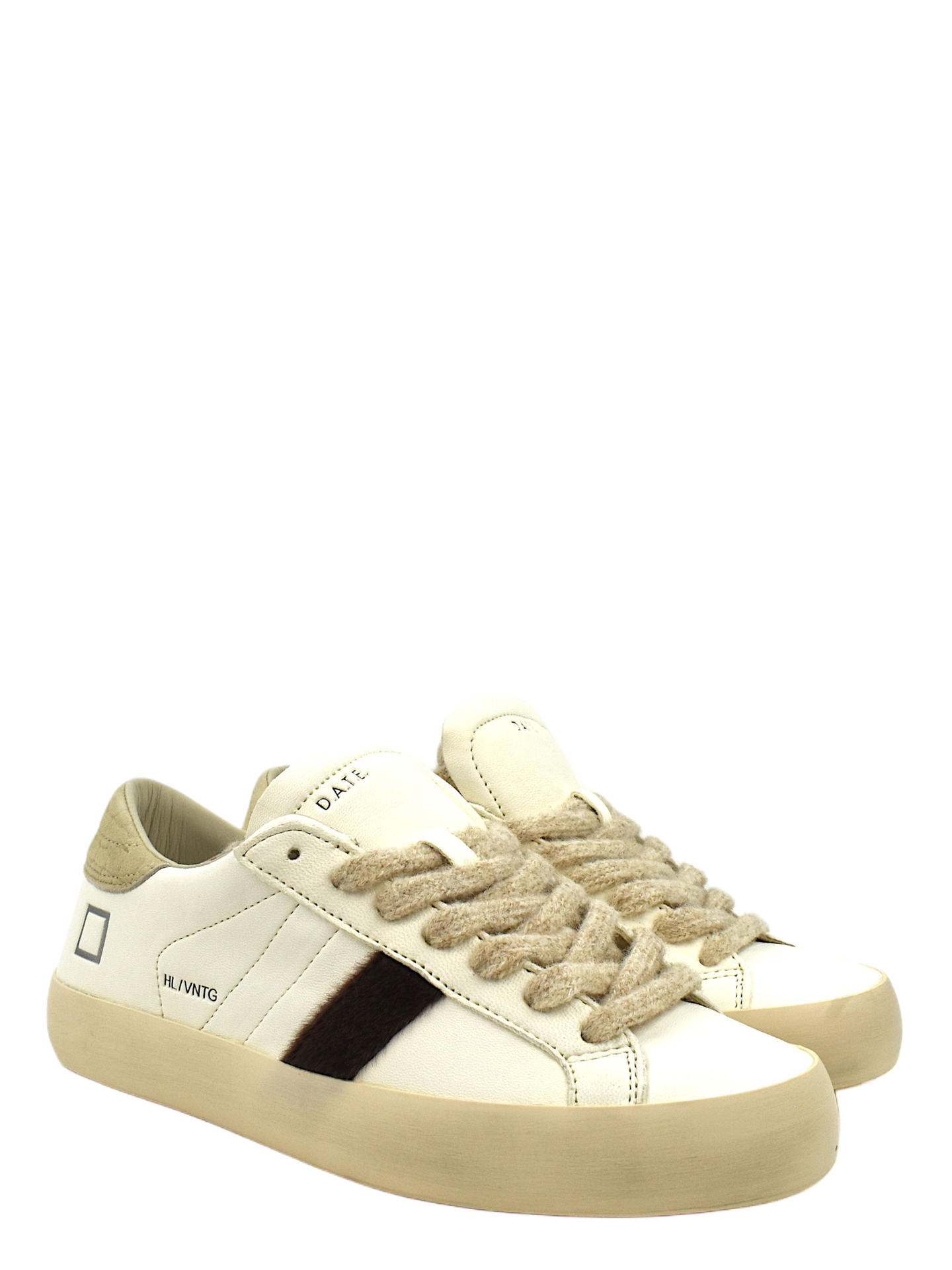 SNEAKERS D.A.T.E HLVNMK BIANCO/BEIGE