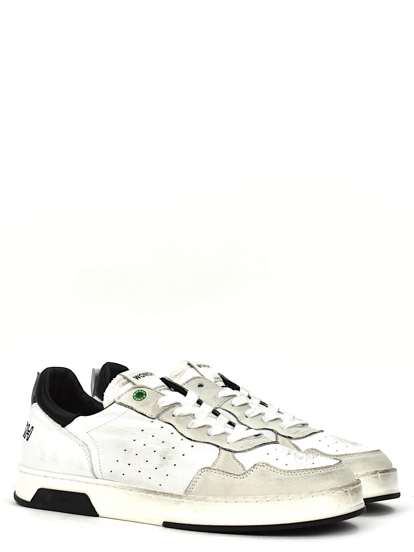 SNEAKERS WOMSH HY096 BIANCO/NERO