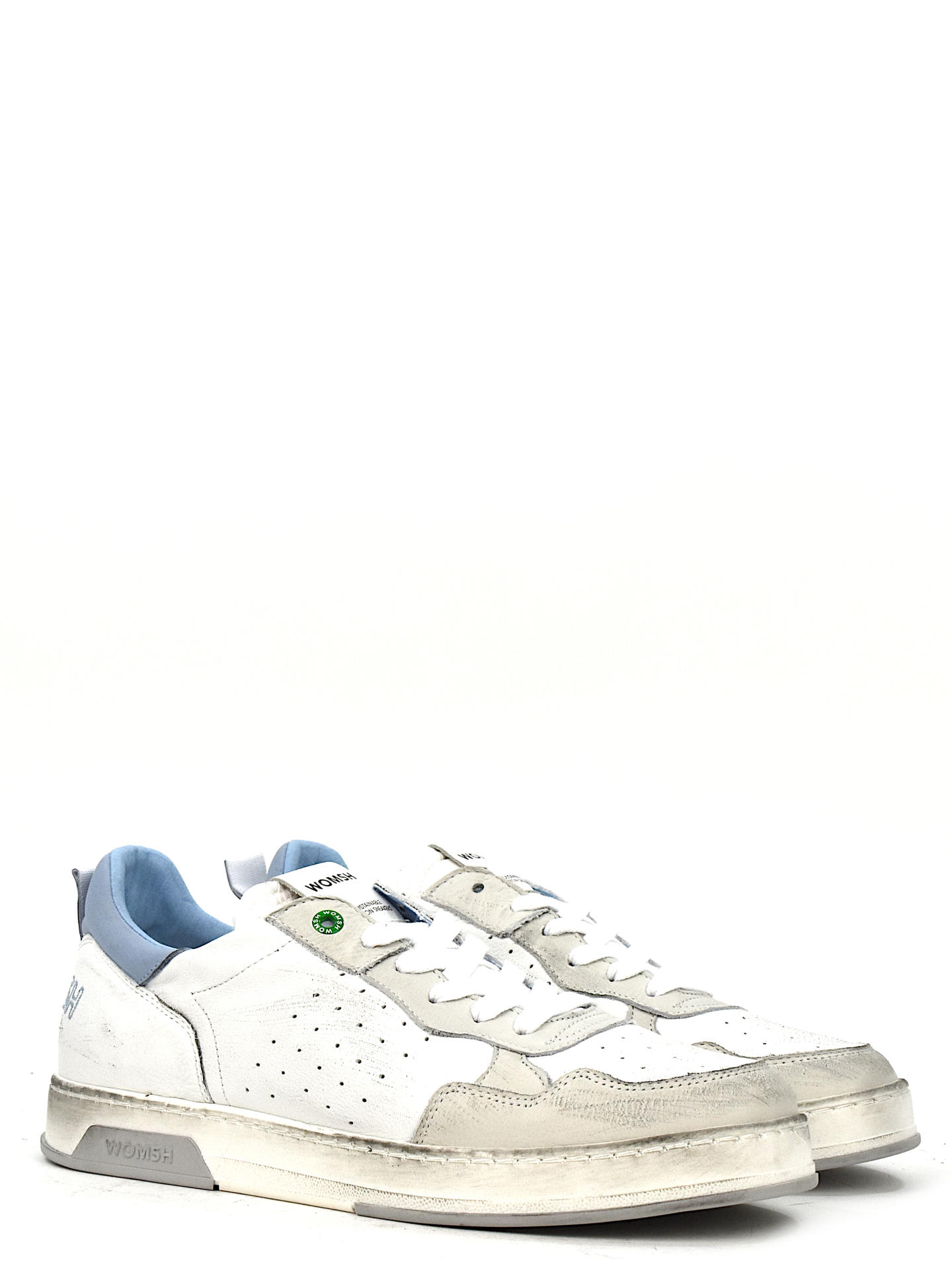 SNEAKERS WOMSH HY097 BIANCO/AZZURRO