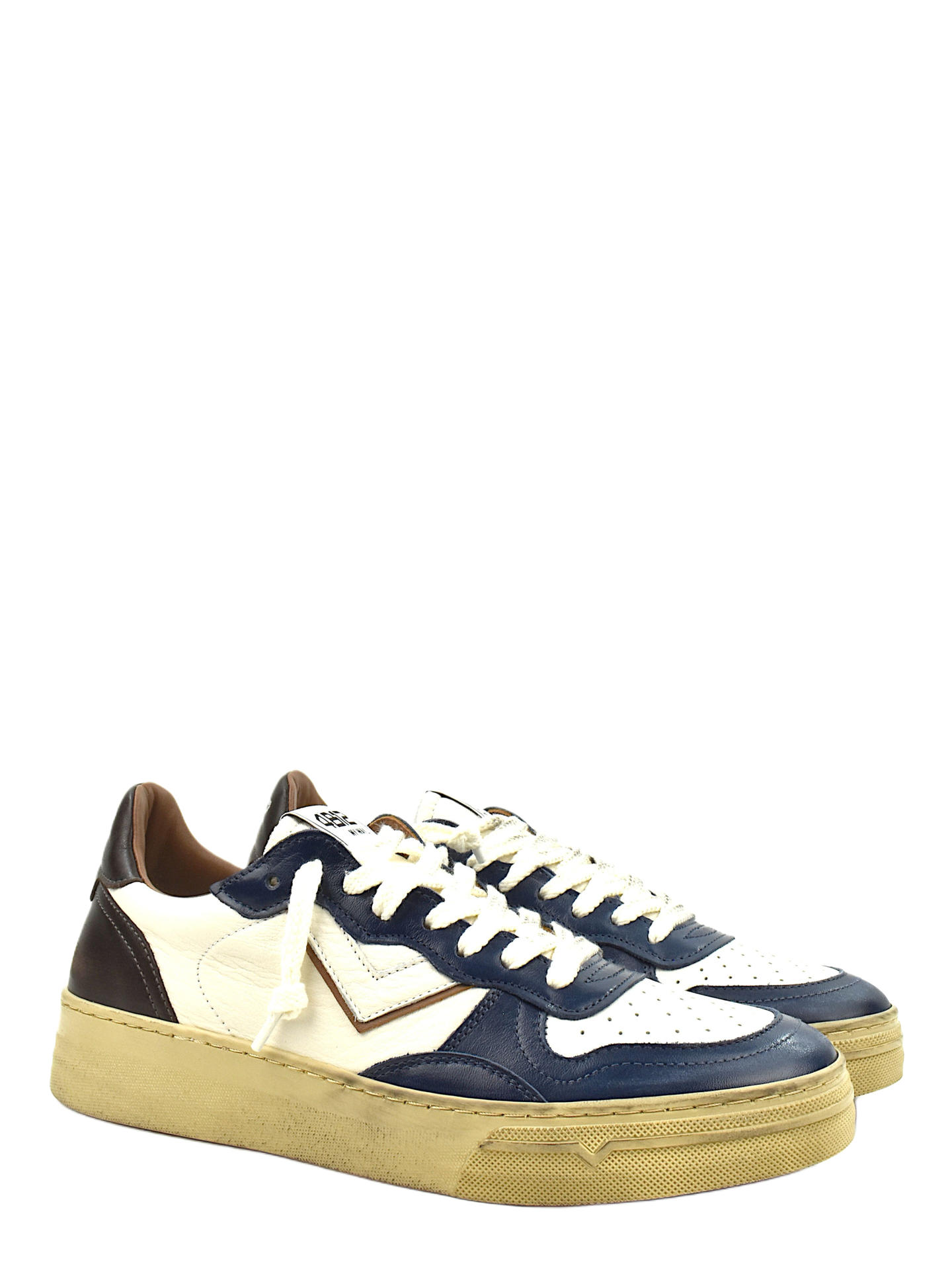SNEAKERS 4B12 HYPERU3015 BIANCO/BLU