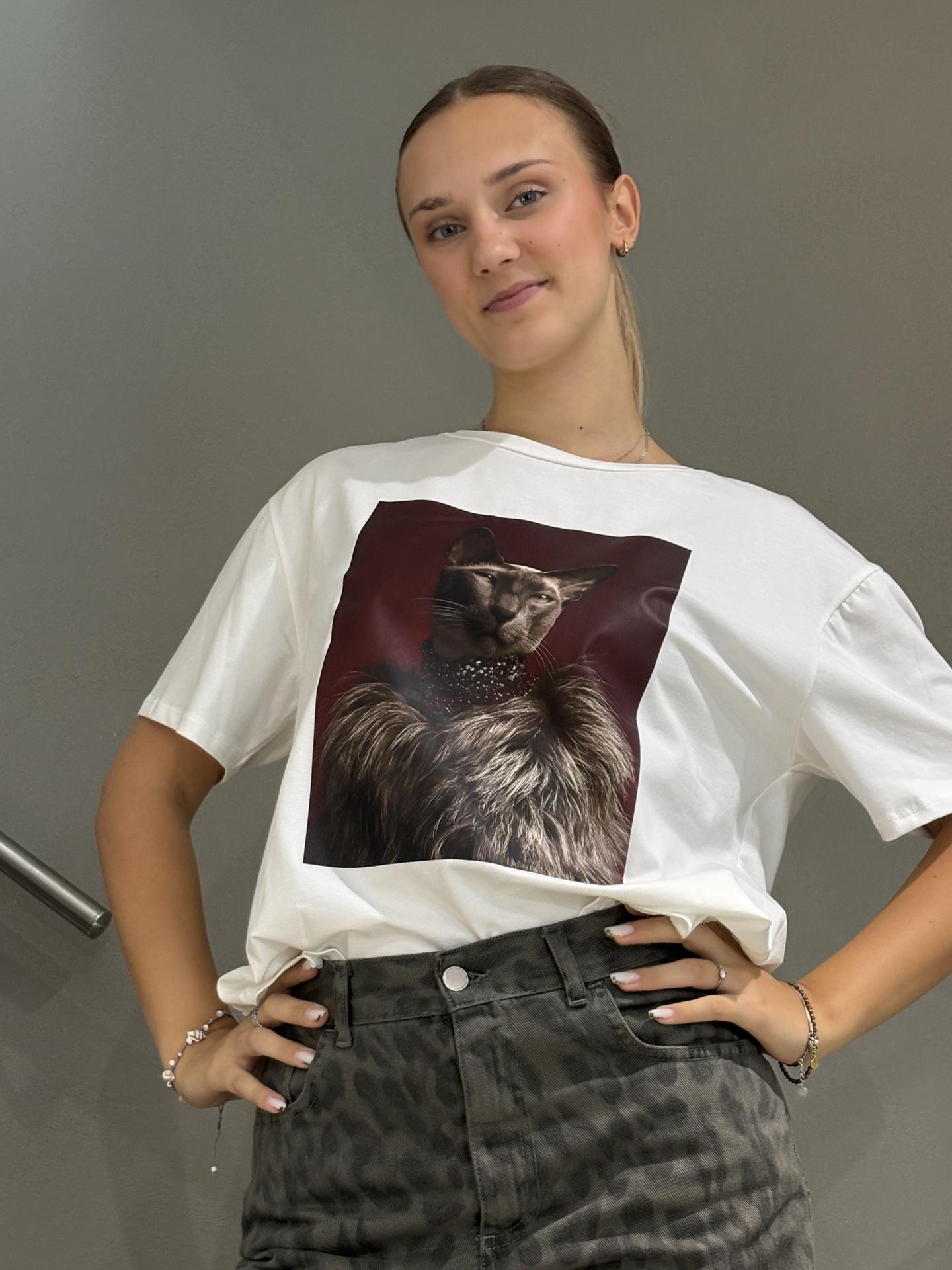 T-SHIRT SUSY MIX I266116GA BIANCO