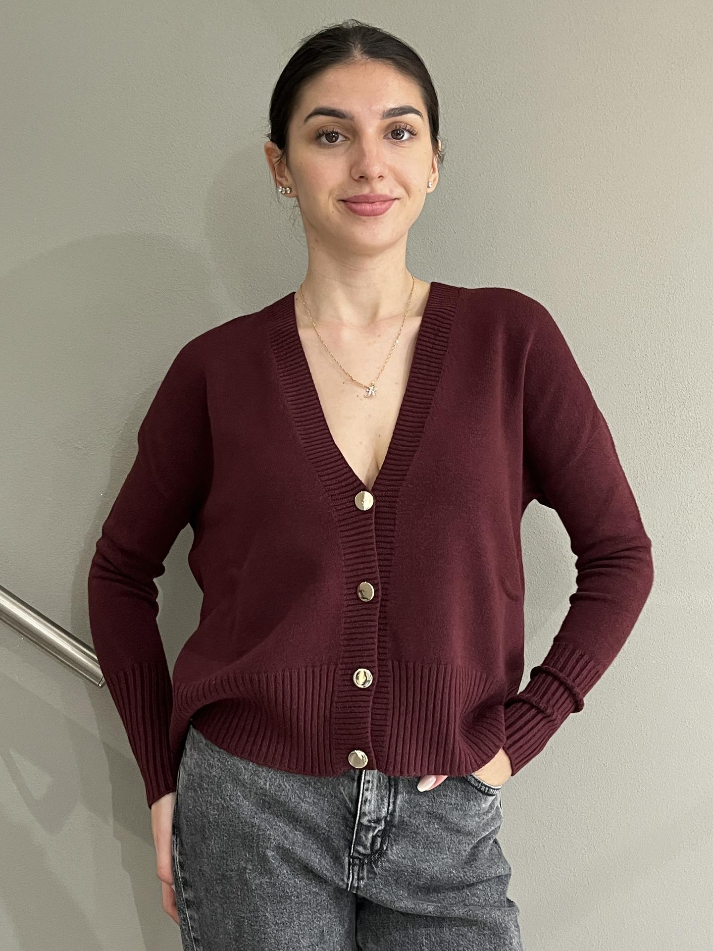 MAGLIA TENSIONE IN FIRENZE IT1415 BORDEAUX