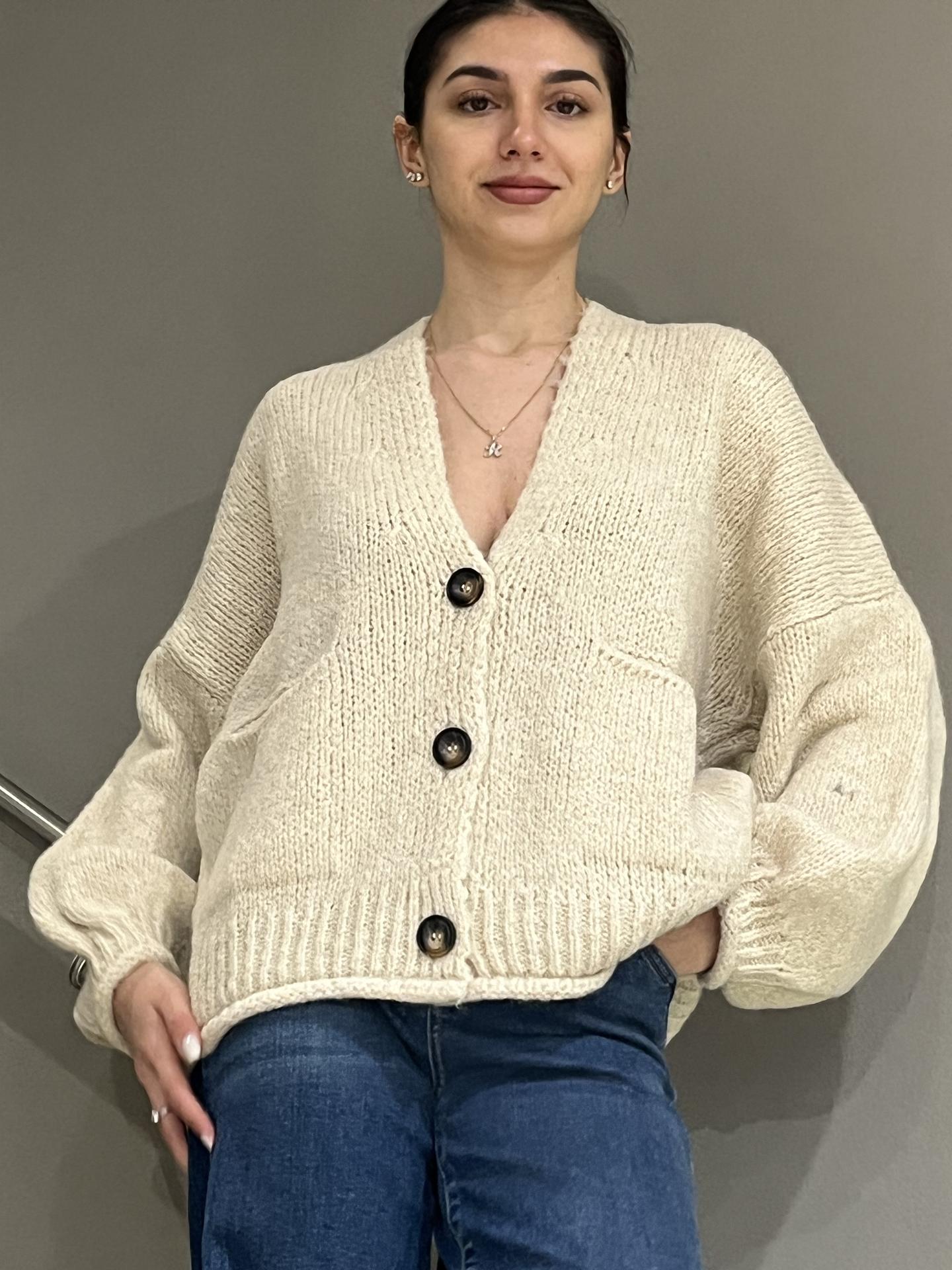 MAGLIA HAVEONE JITP020 BEIGE