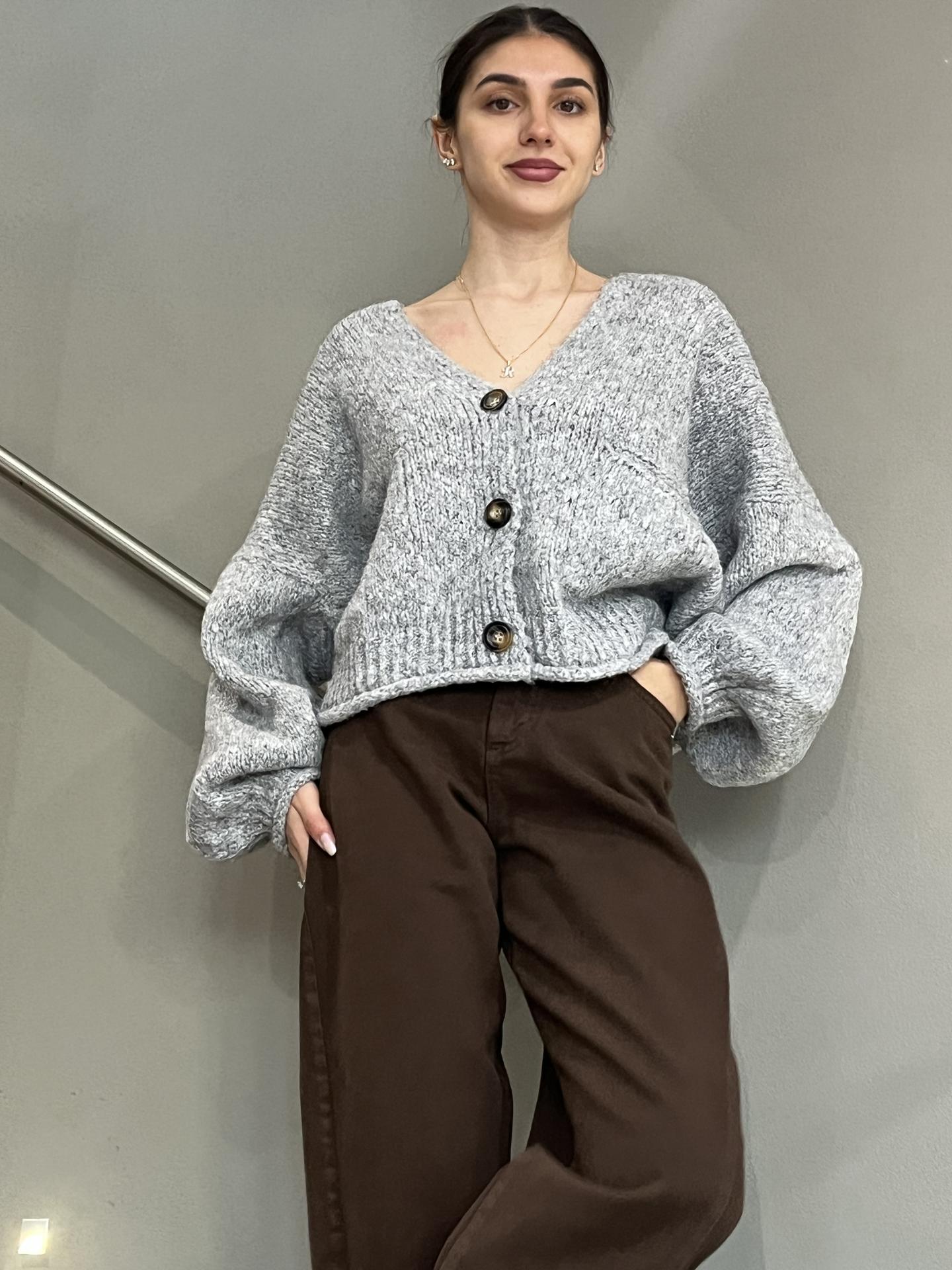 MAGLIA HAVEONE JITP020 GRIGIO