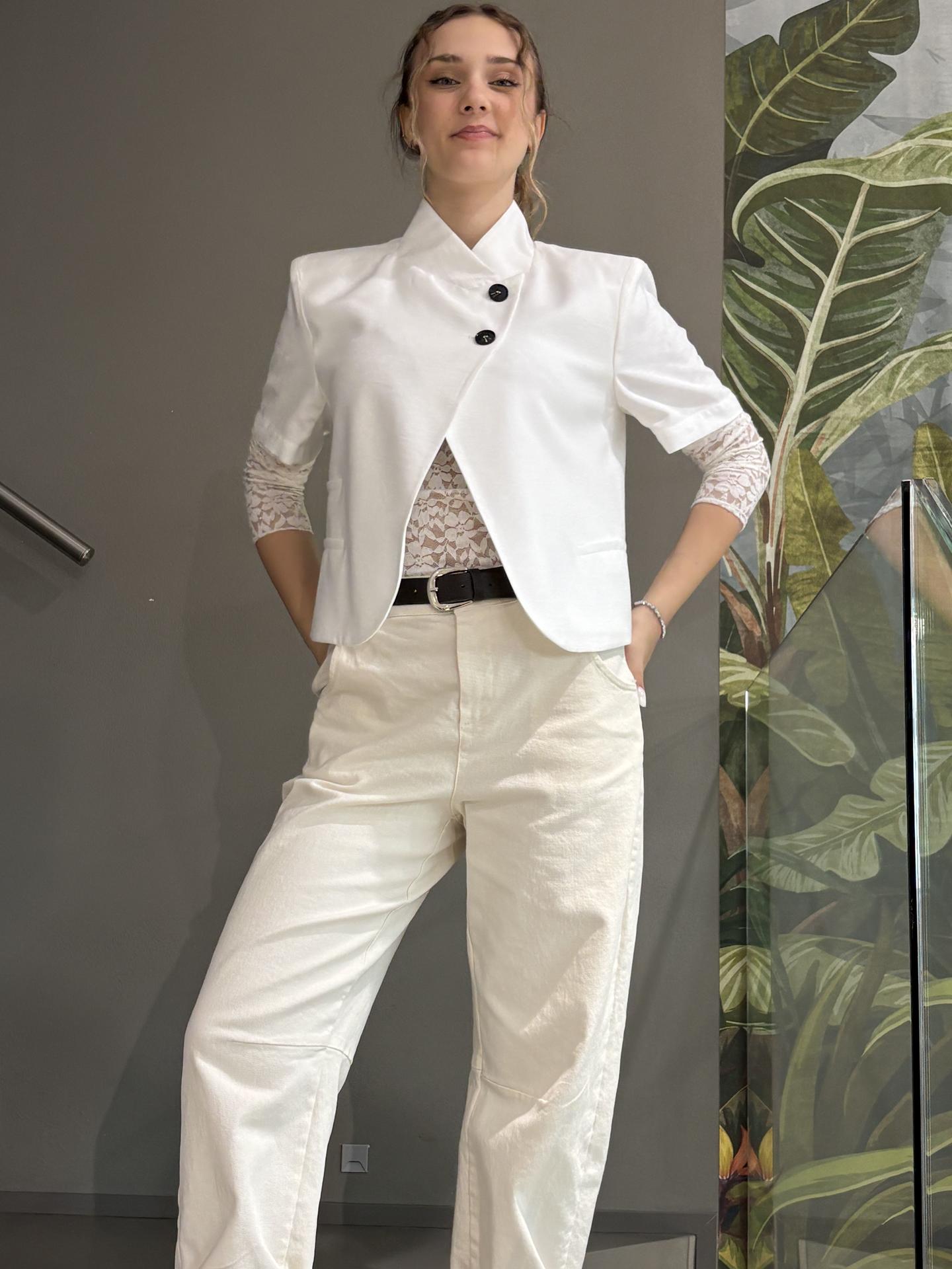 GIACCA HAVEONE JMNQ116 BIANCO