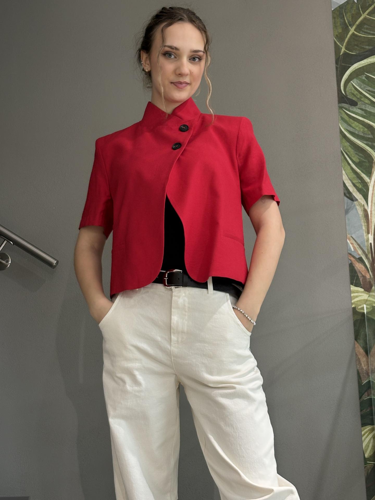 GIACCA HAVEONE JMNQ116 ROSSO