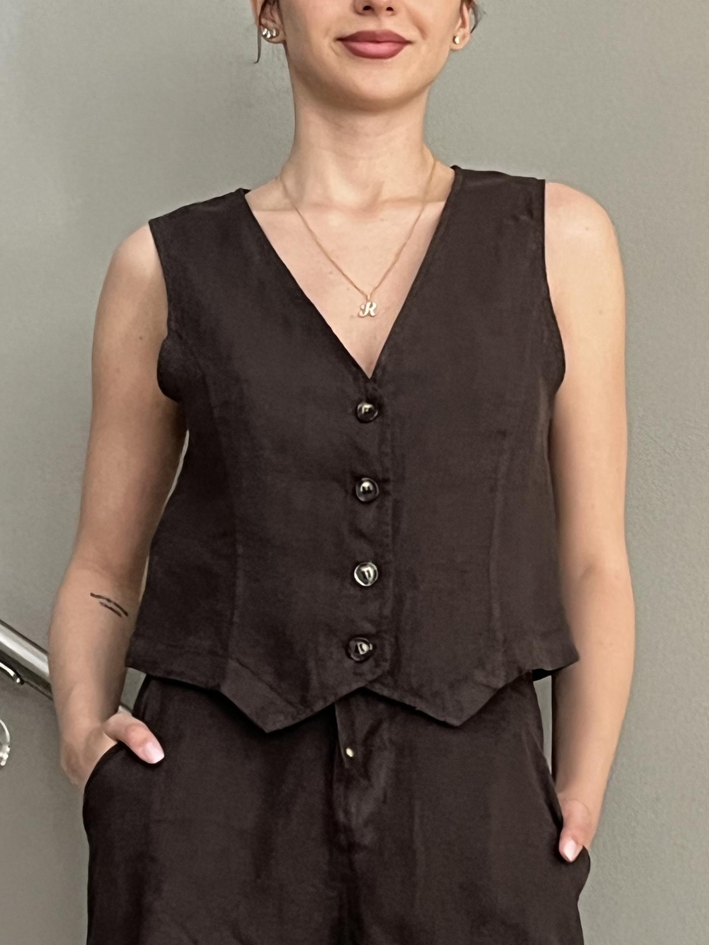 GIACCA HAVEONE JVEN049 MARRONE