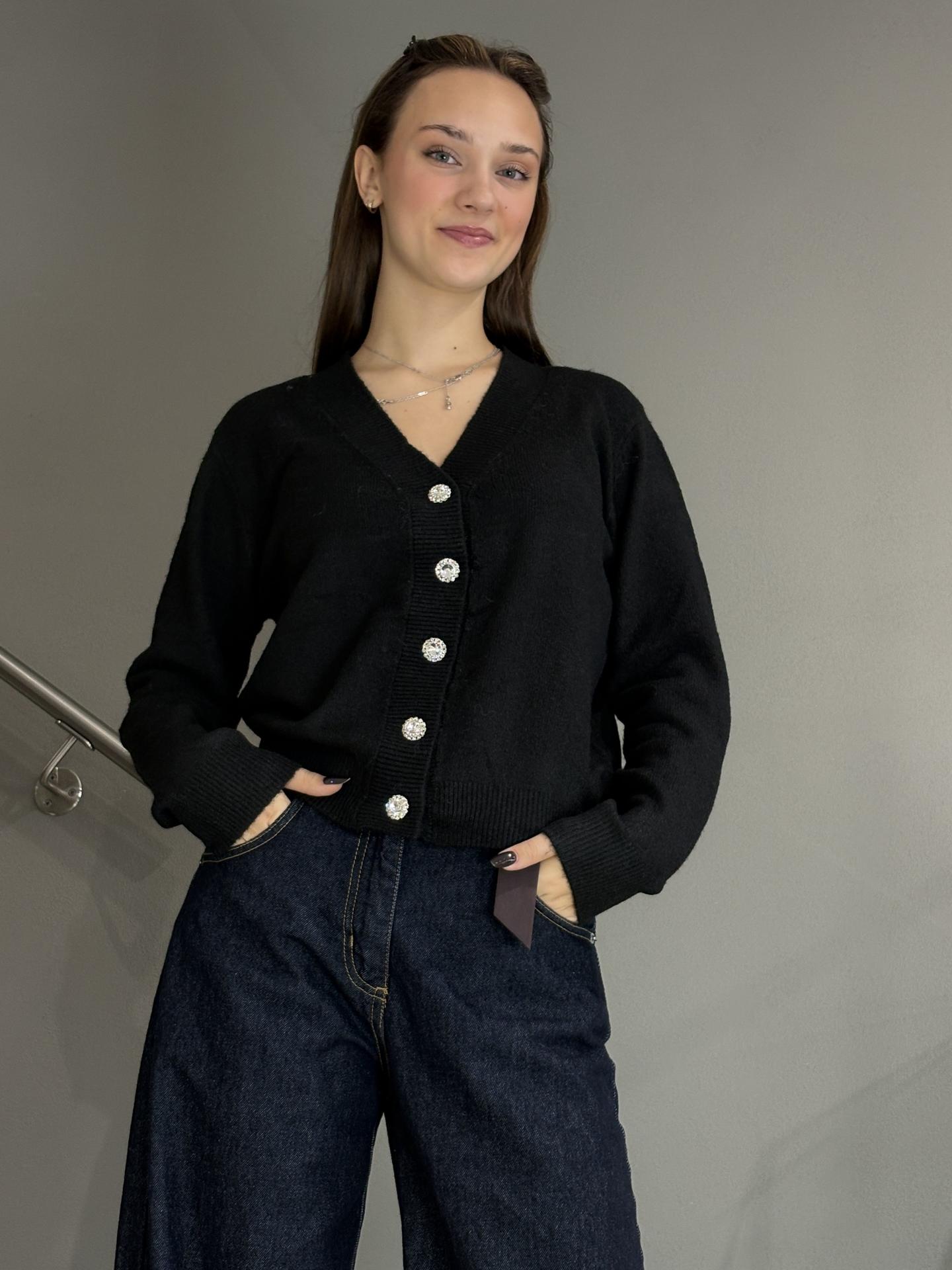 MAGLIA SUSY MIX K35327 NERO